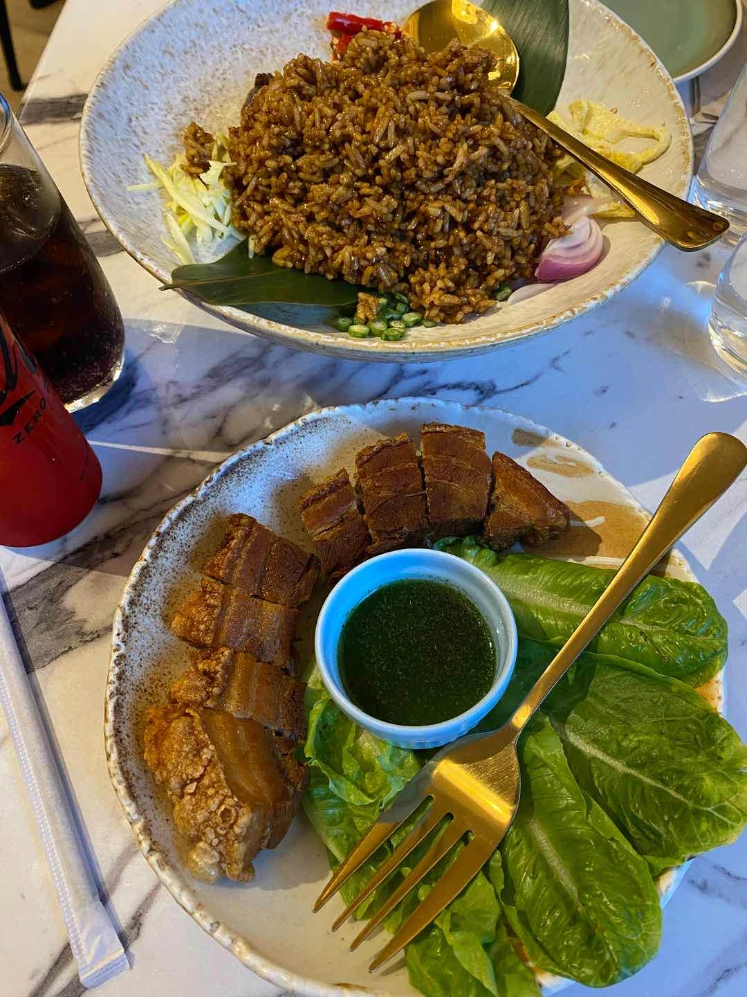 Bagoong Rice and Crispy Pork