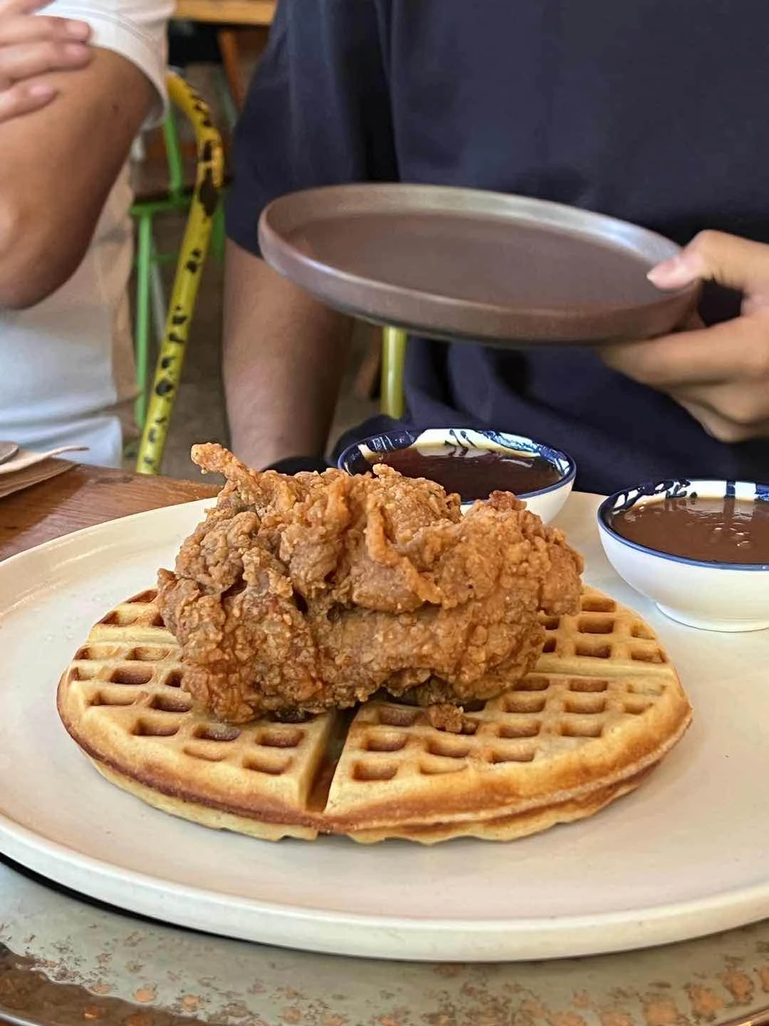 Chicken and waffles