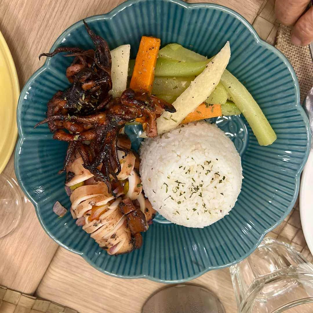 Grilled squid 
