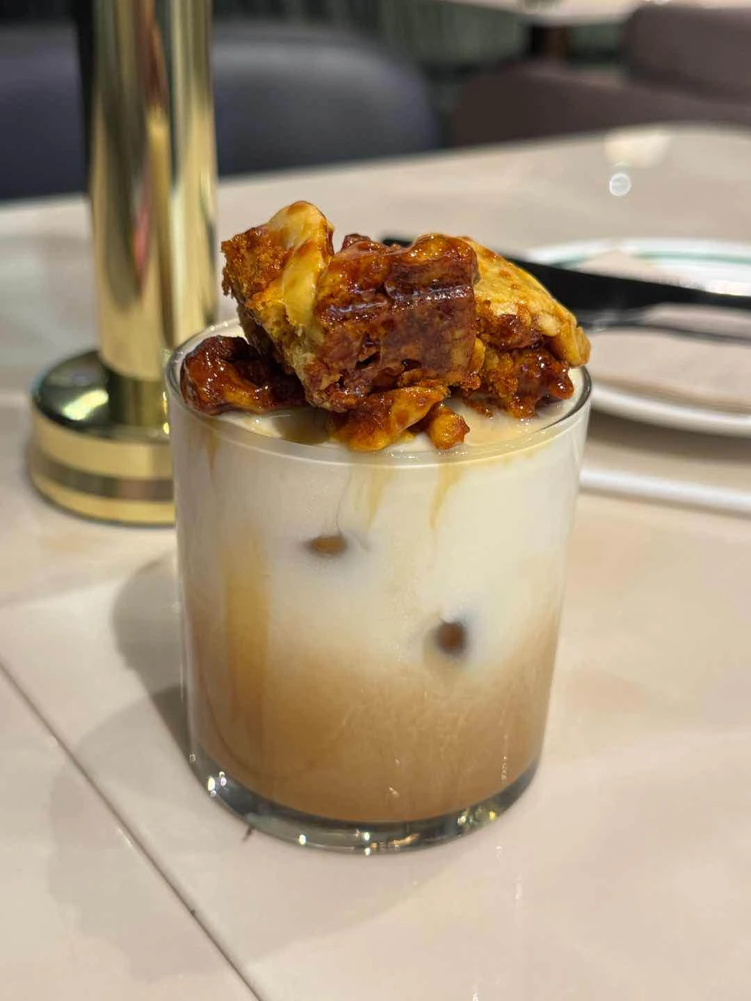 honeycomb latte of Cafe Kulture