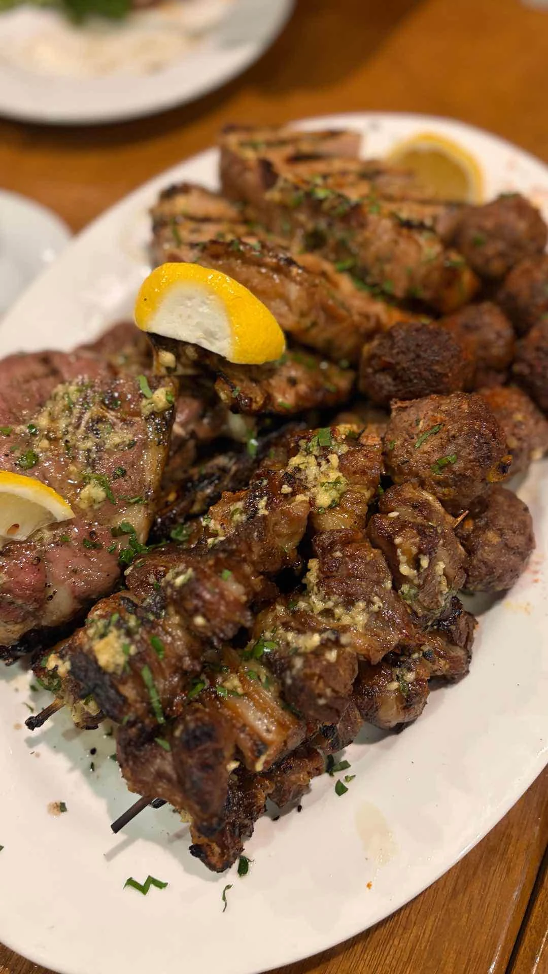 Meat platter  of Cyma Greek Taverna - Shangri-La Plaza