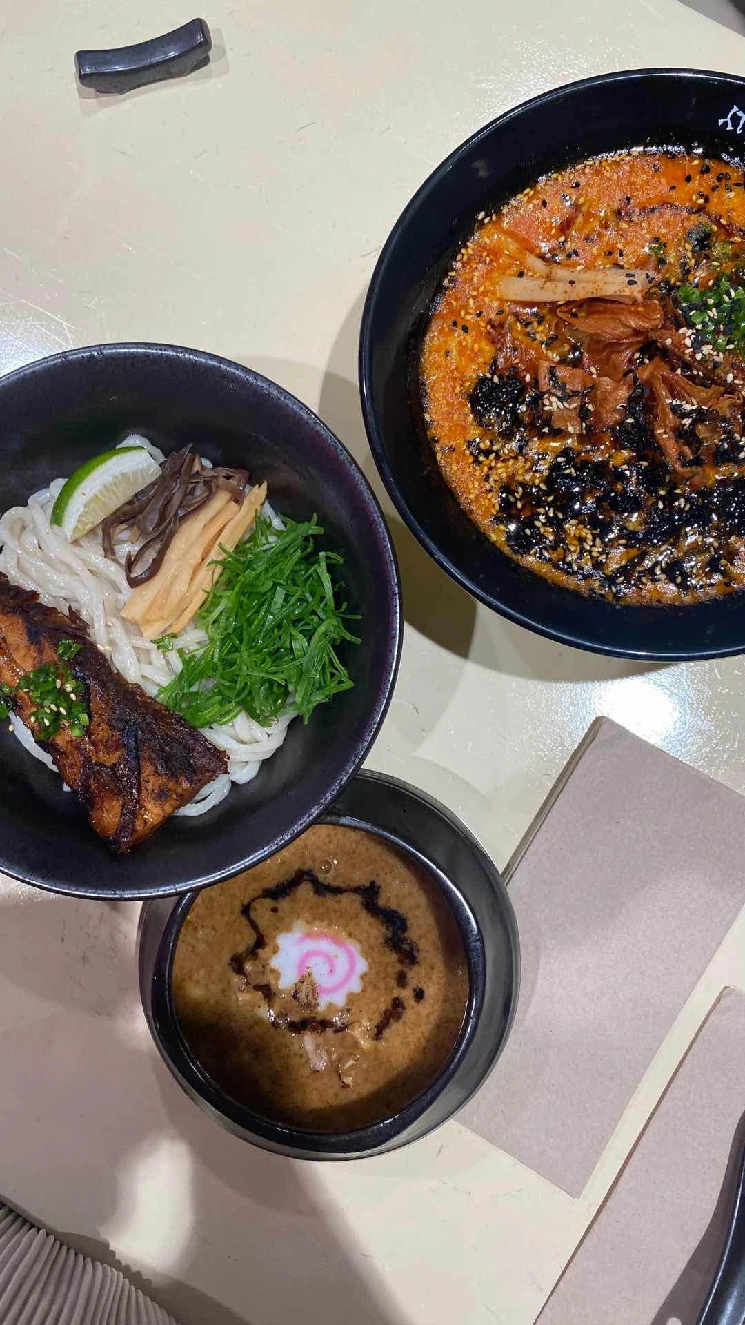tsukemen + ramen