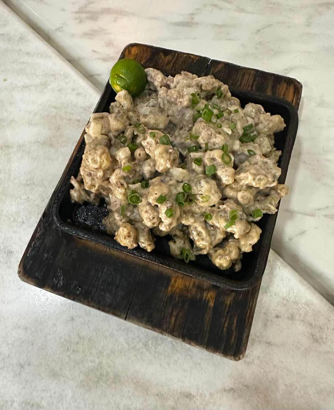 Osyter Sisig of Habanero Kitchen Bar