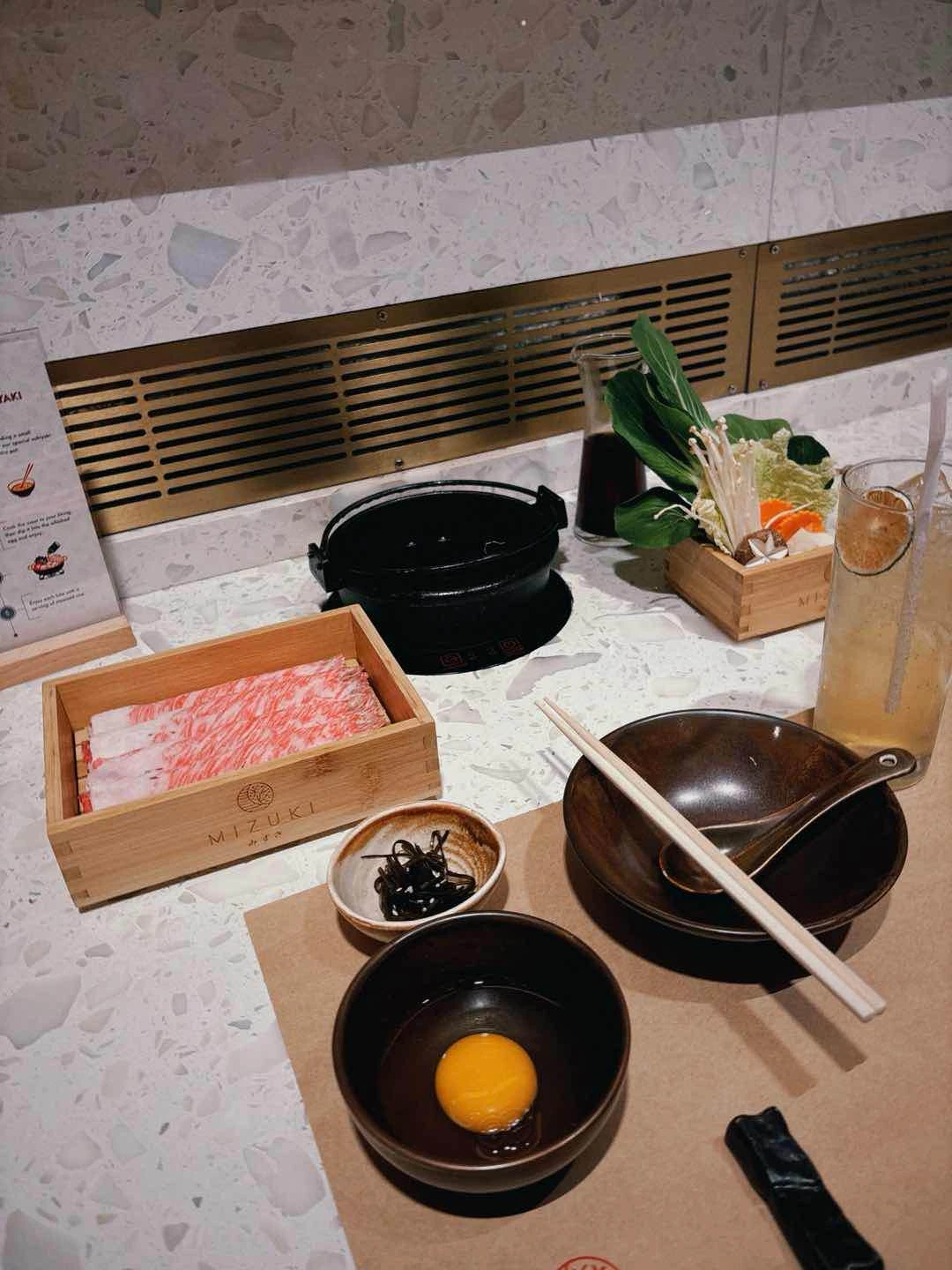 Sukiyaki Set with the A5 Japanese Wagyu Chuck Roll