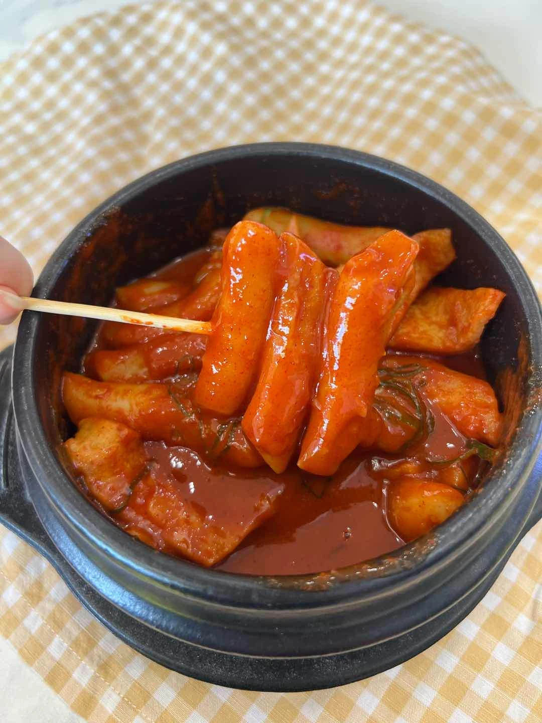 Rose tteokbokki