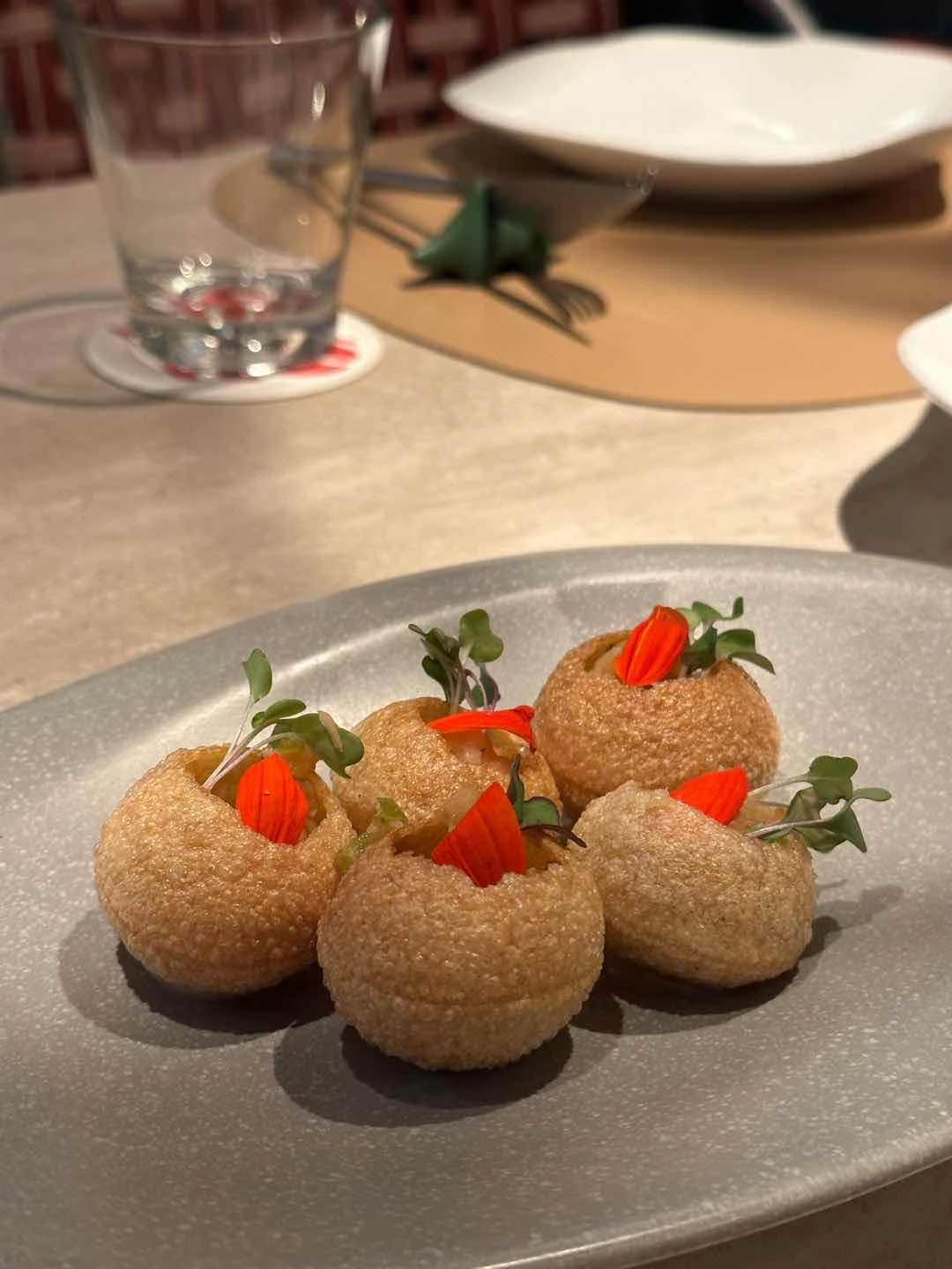 gambas pani puri