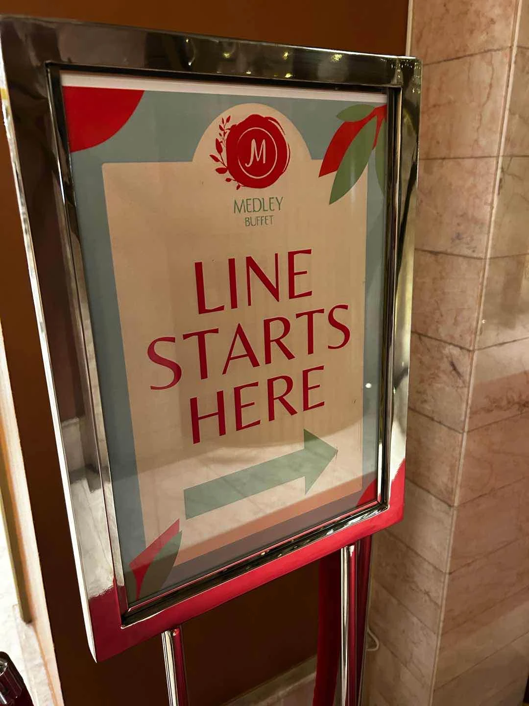 Line before open