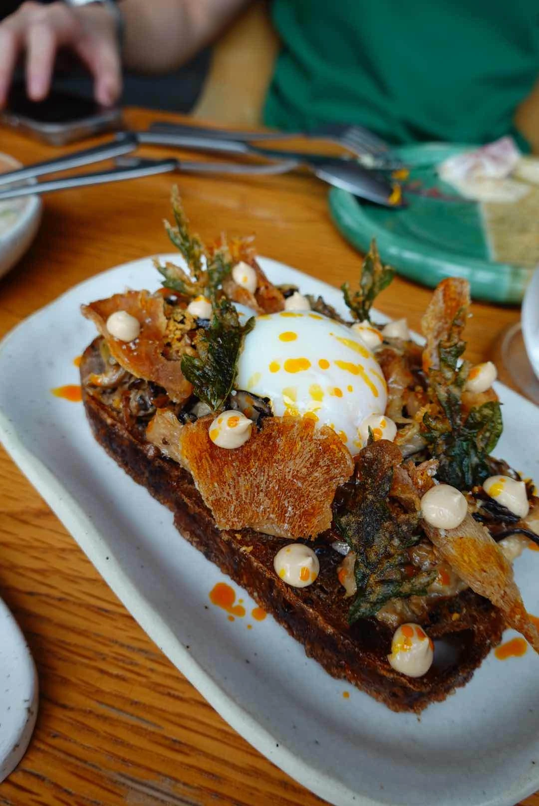 Mushroom Toast of Ayà