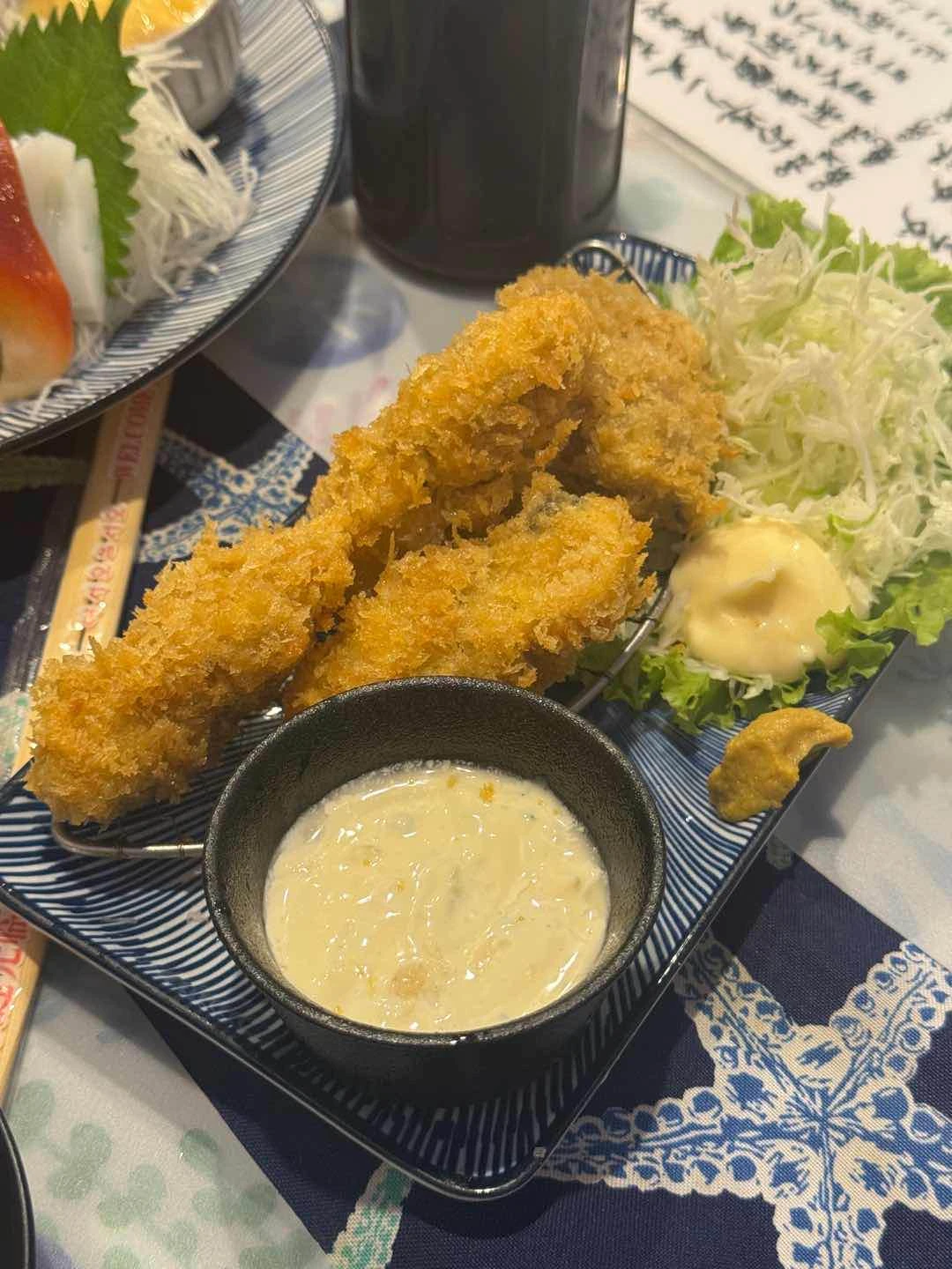 fried oysters