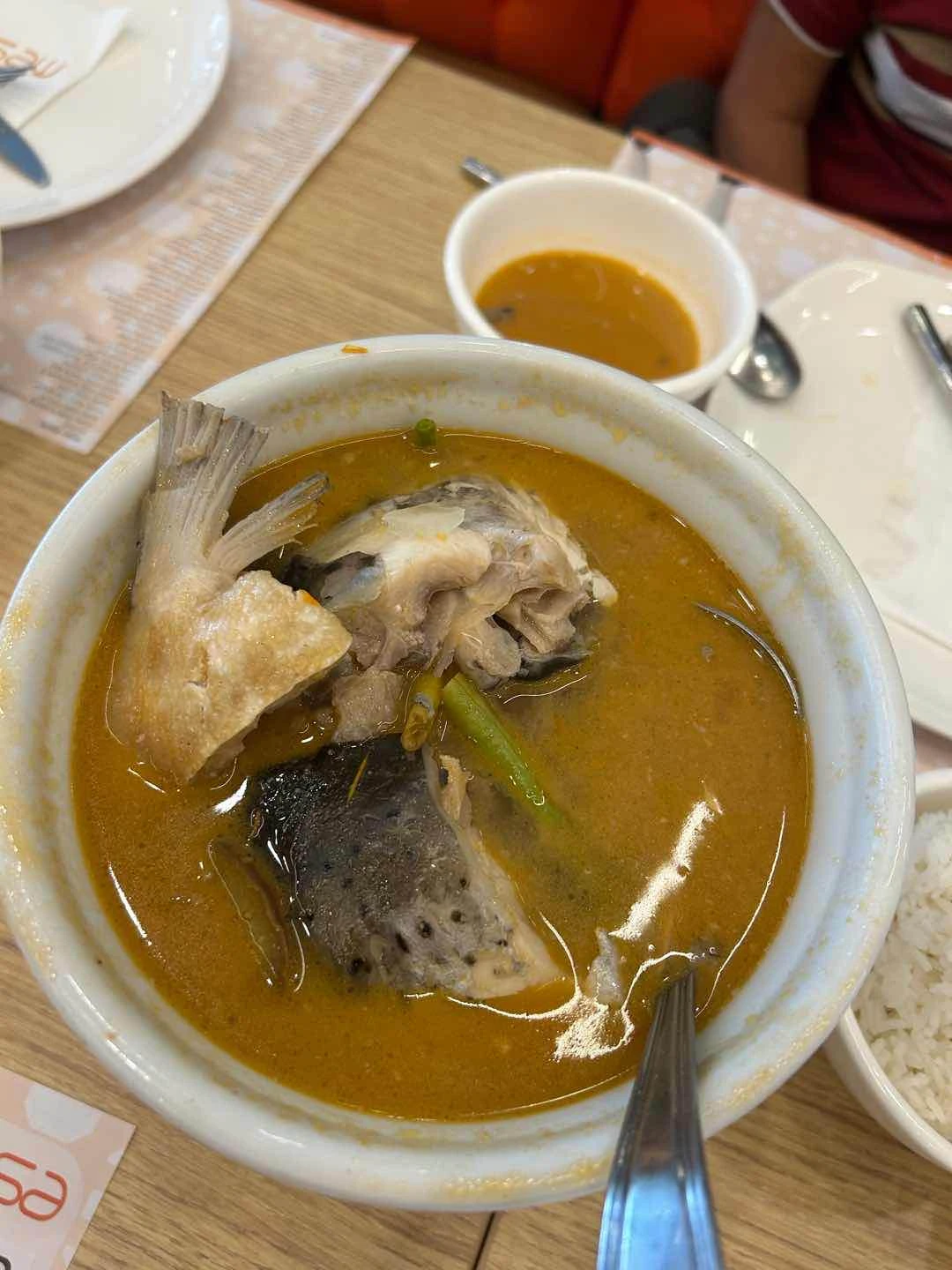 Salmon head sinigang
