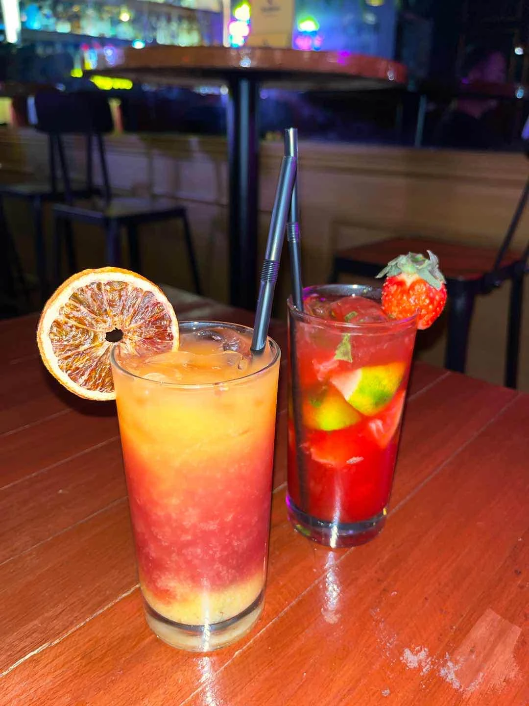 Sex on the Beach & Strawberry Mojito