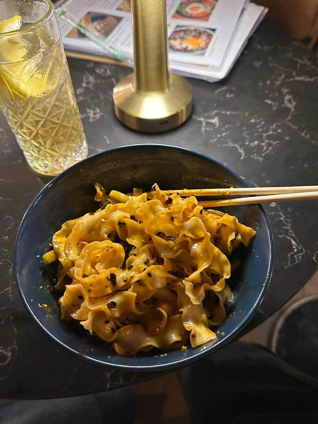 peanut sesame cold noodles