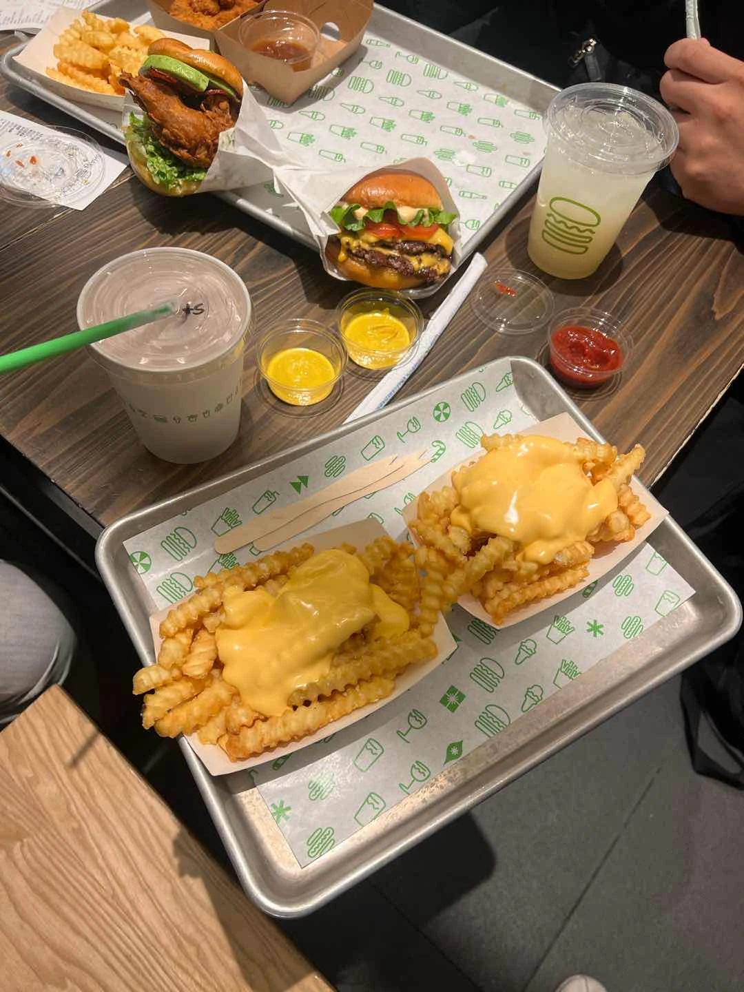 Cheesy fries of Shake Shack