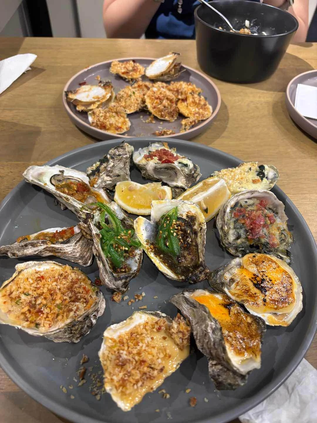 Baked Oyster Sampler