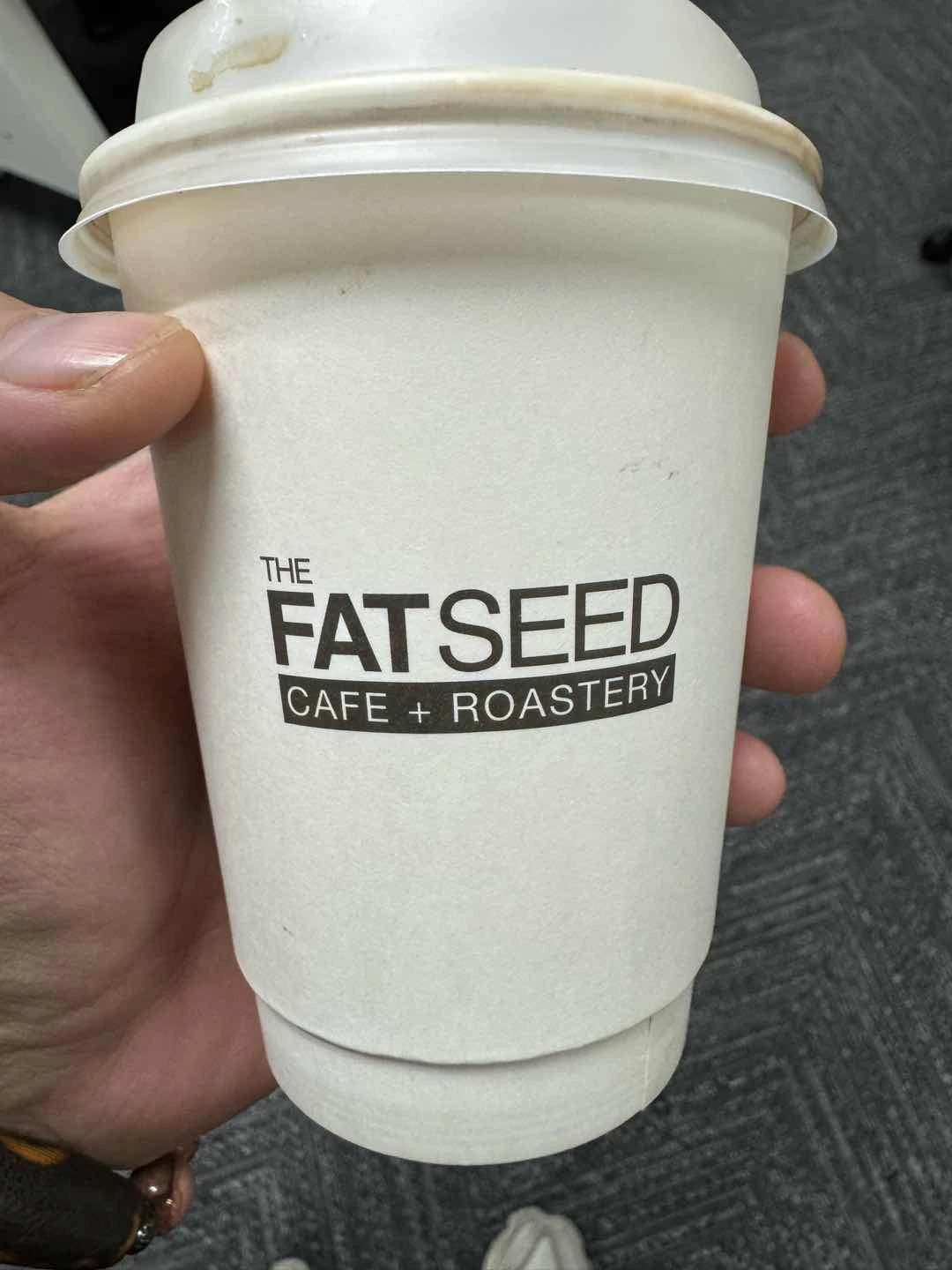 Flat White. of The Fat Seed Cafe + Roastery