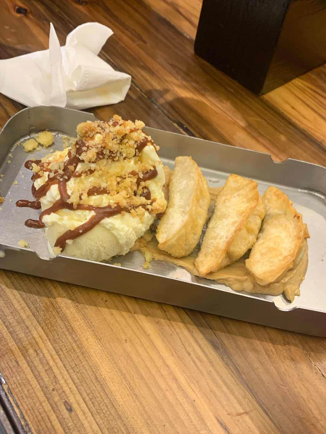 fried chocolate gyoza 7