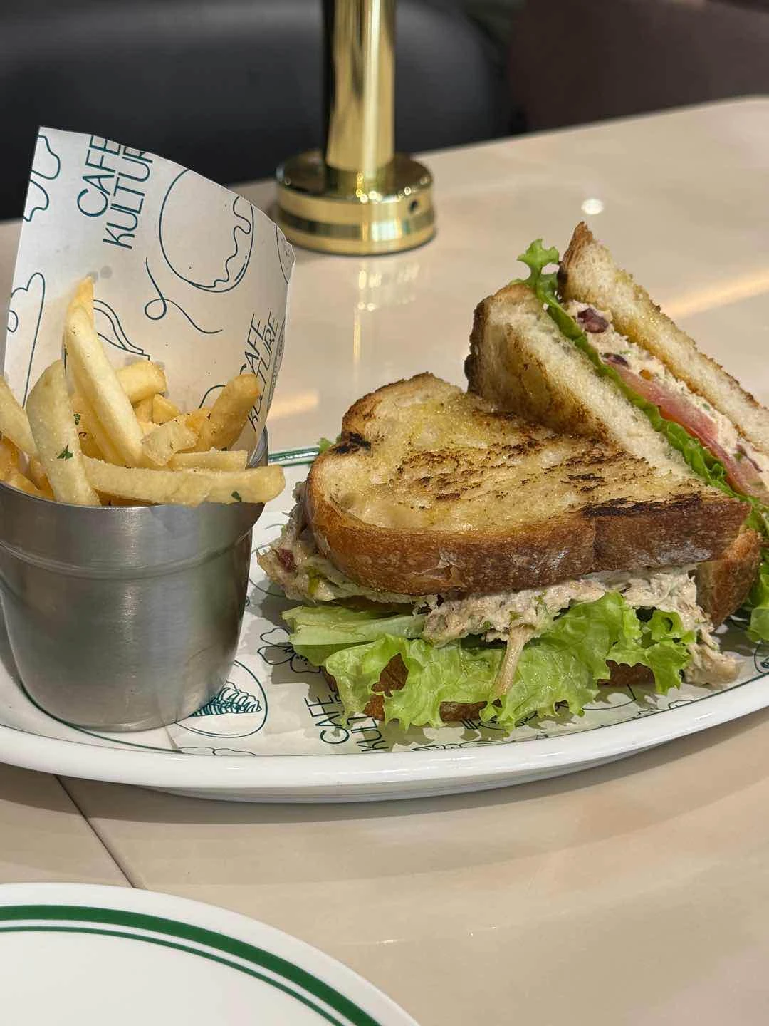 tuna sandwich of Cafe Kulture