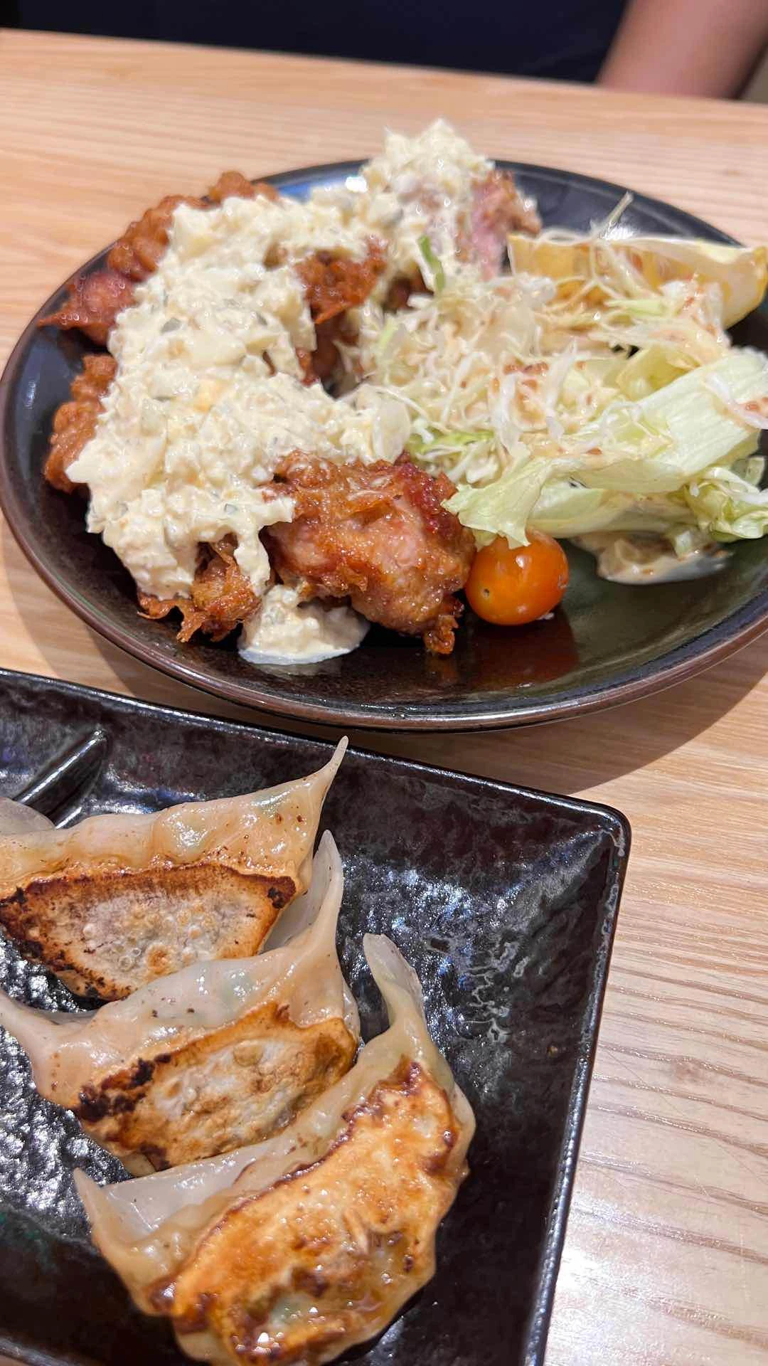 Chicken Nanban (₱310) / Gyoza (₱120) of Tonkotsu Kazan Ramen - Festival Mall