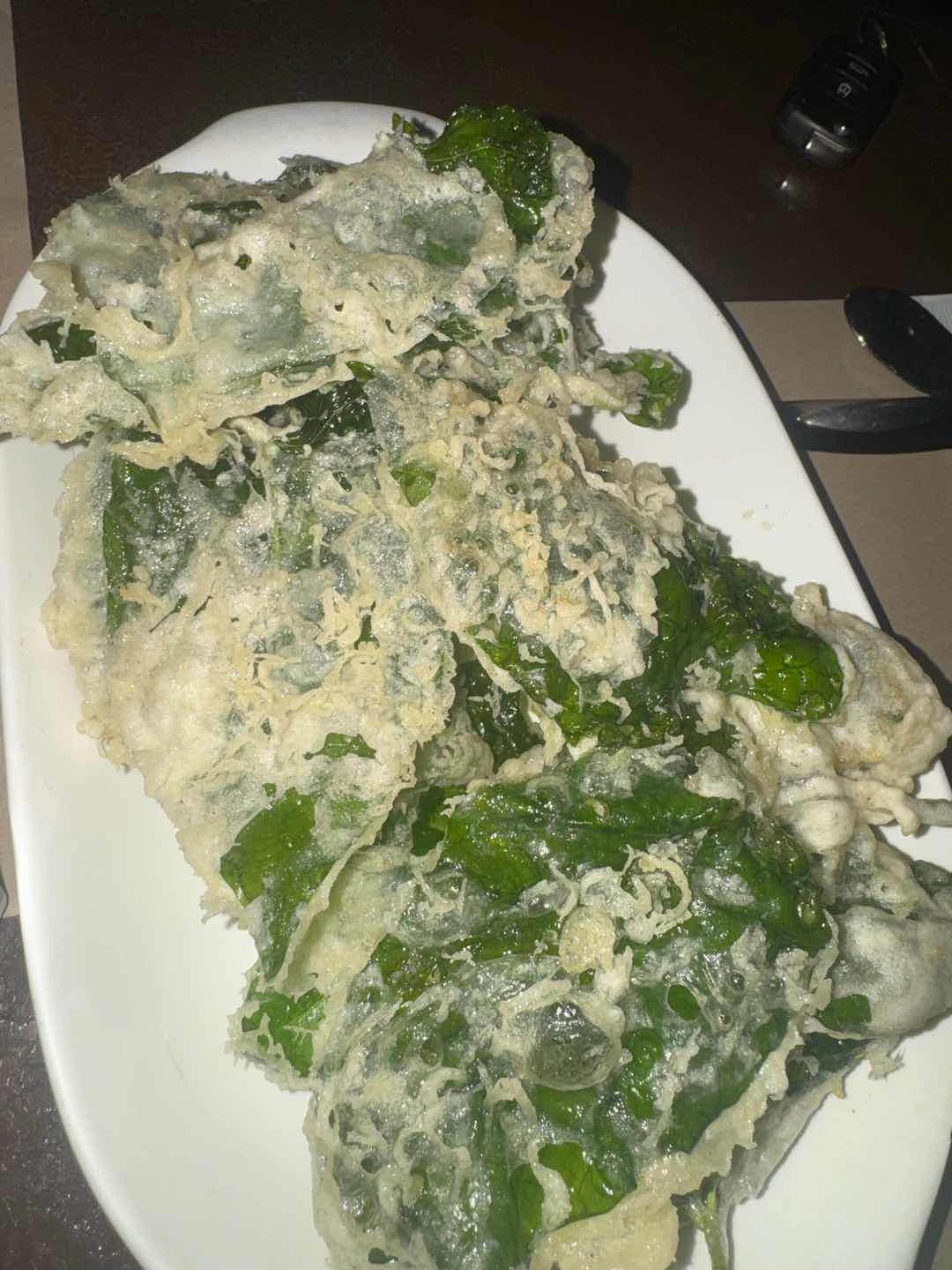 crispy kangkong, para healthy