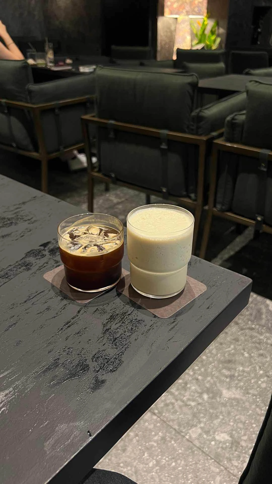 vanilla Milkshake & long black