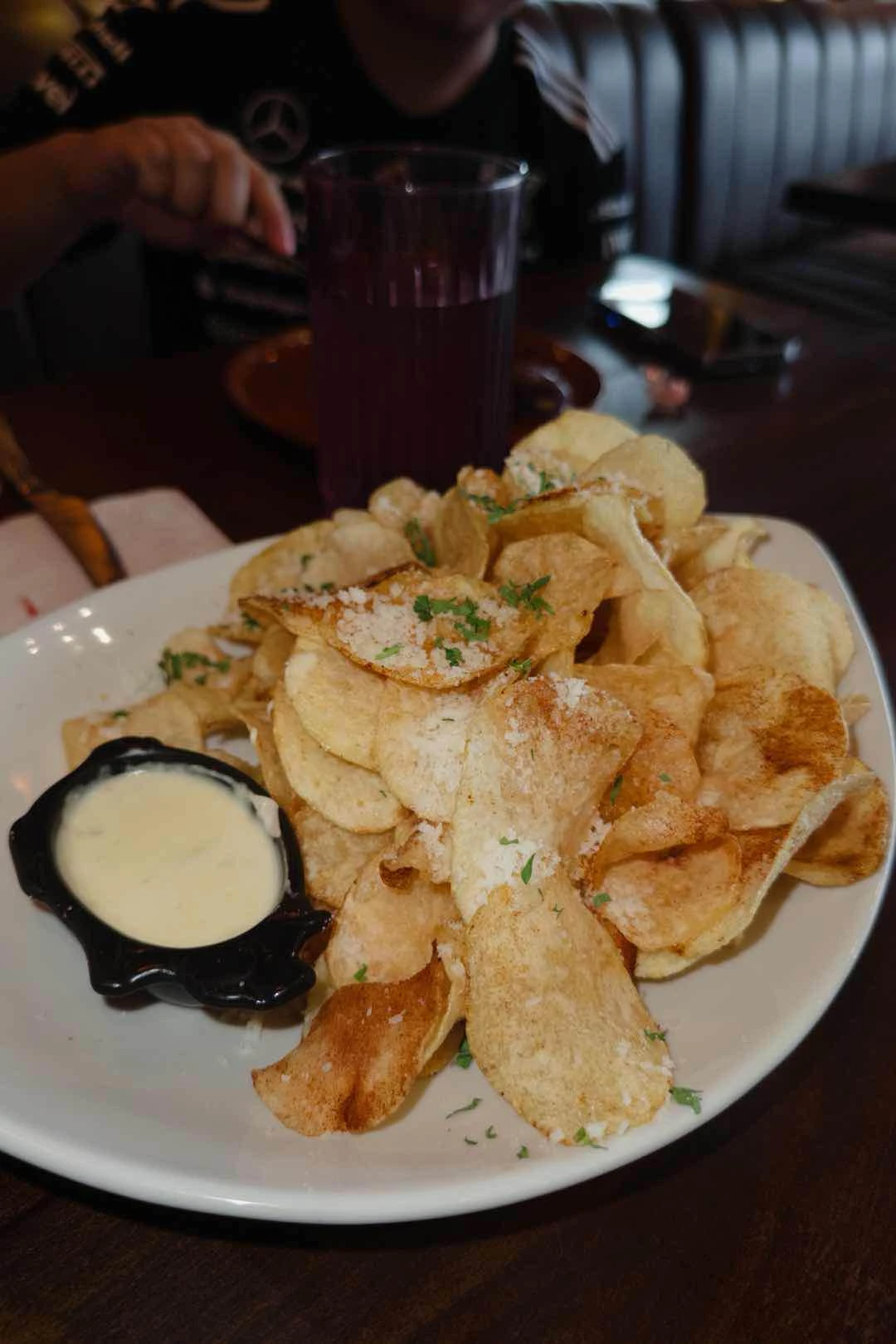 truffle gruyere potato chips