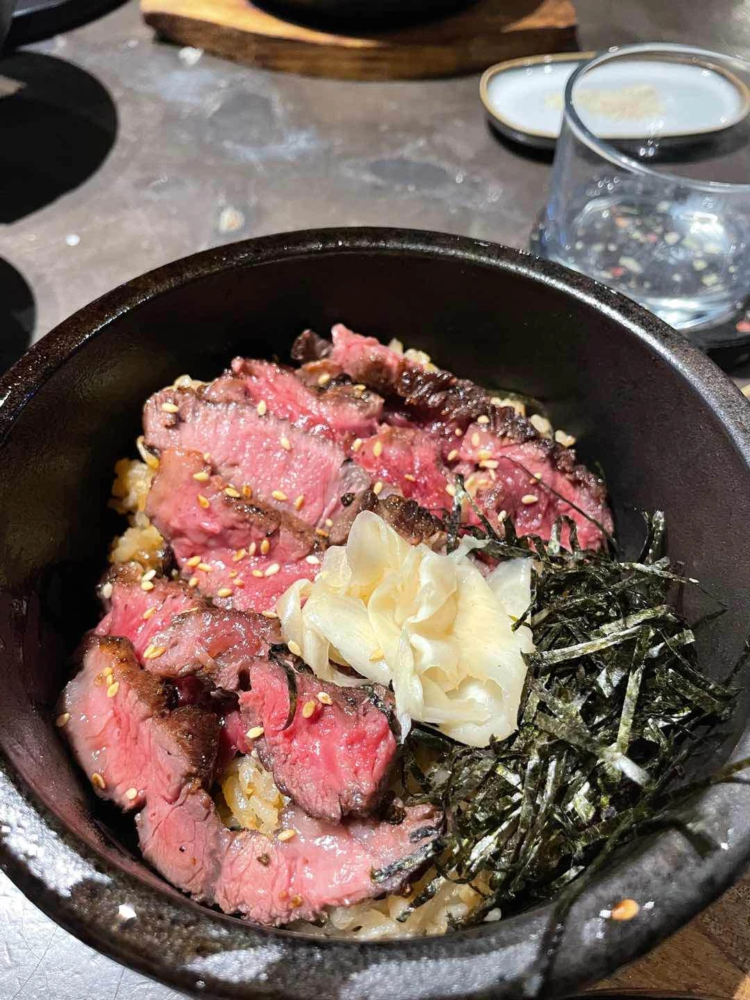 Wagyu Bowl of Ginza Gyu Makati