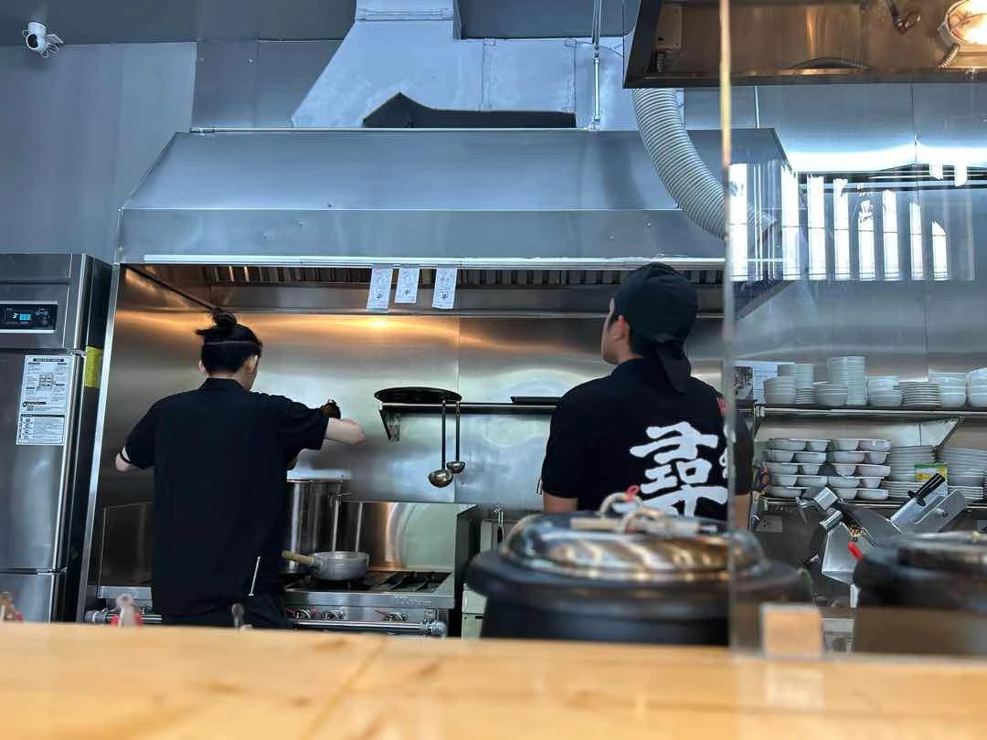 open kitchen setup