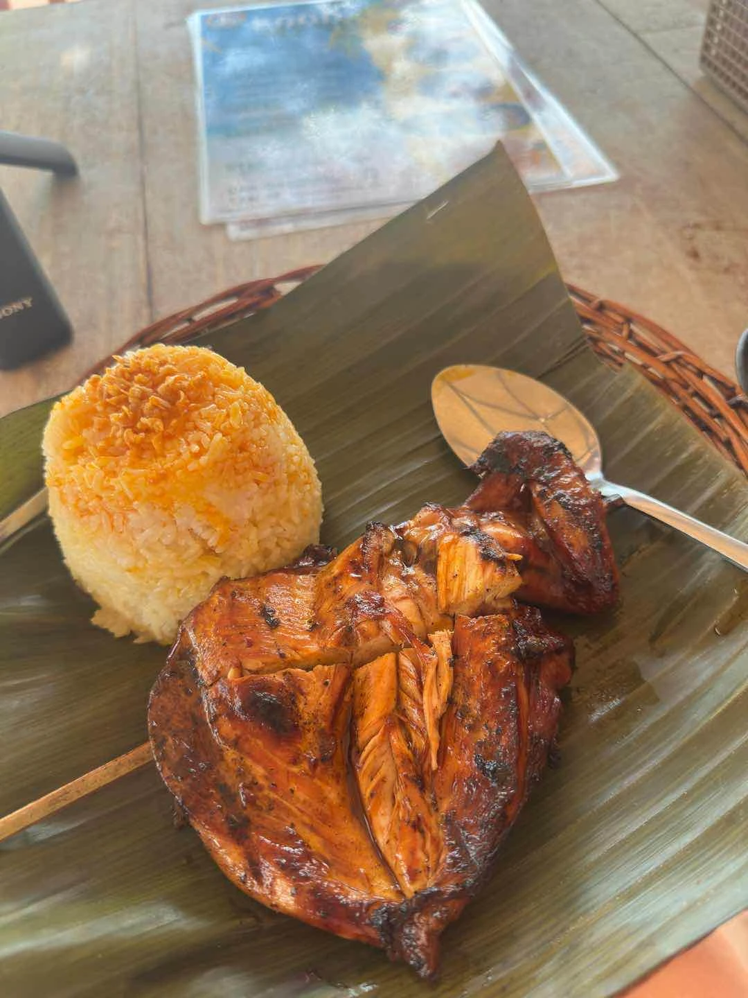 Pecho with Garlic rice