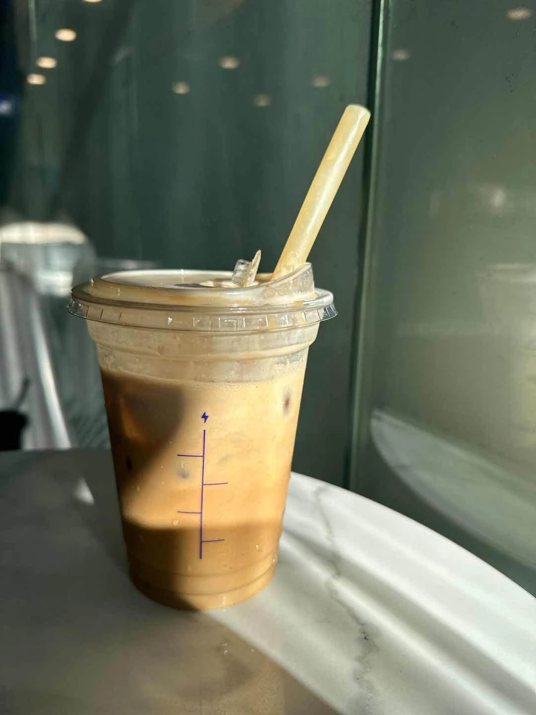 Iced Sea Salt Brown Sugar Latte 😋 of Zus Coffee