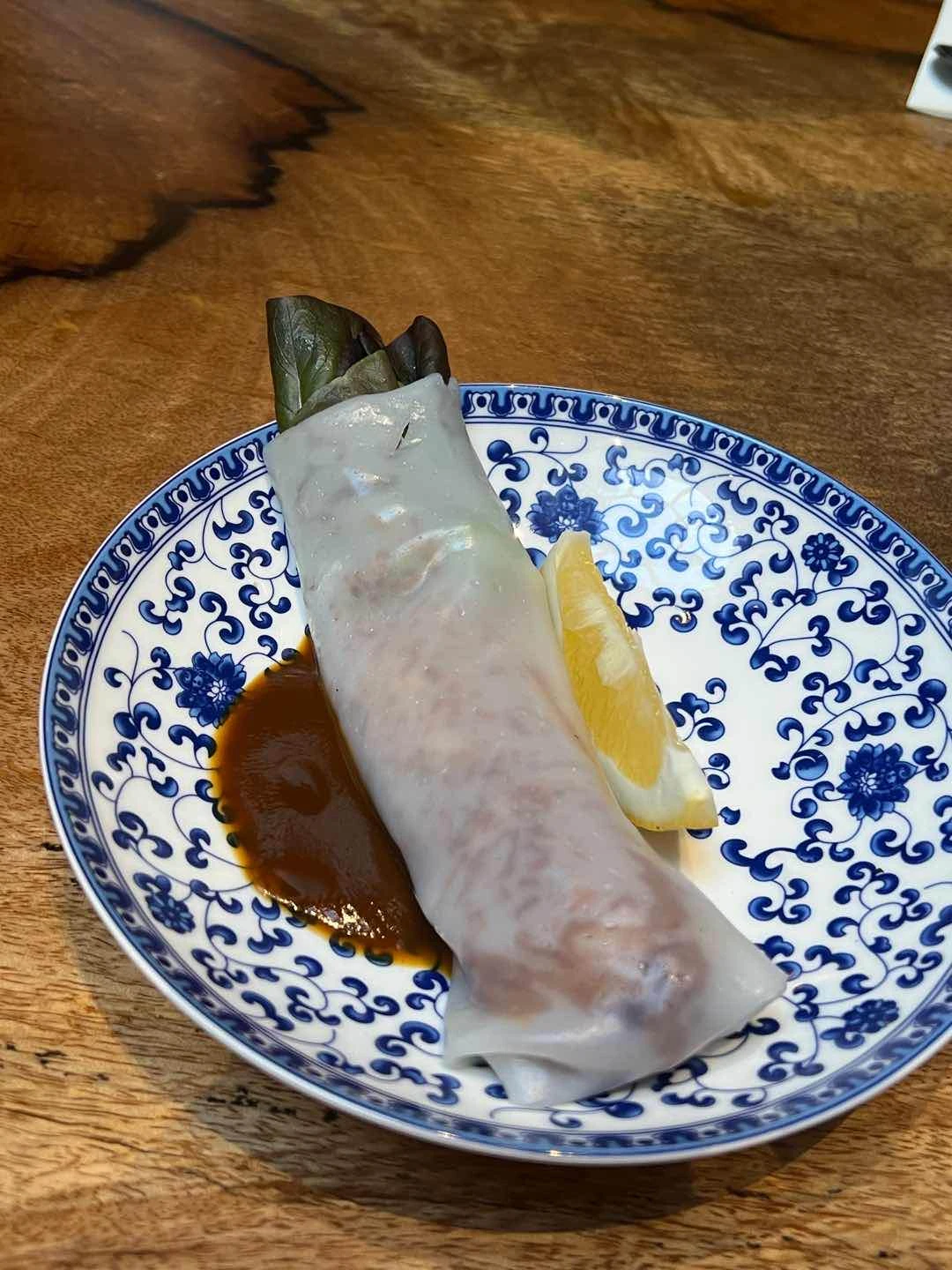 prawn and rice lumpia