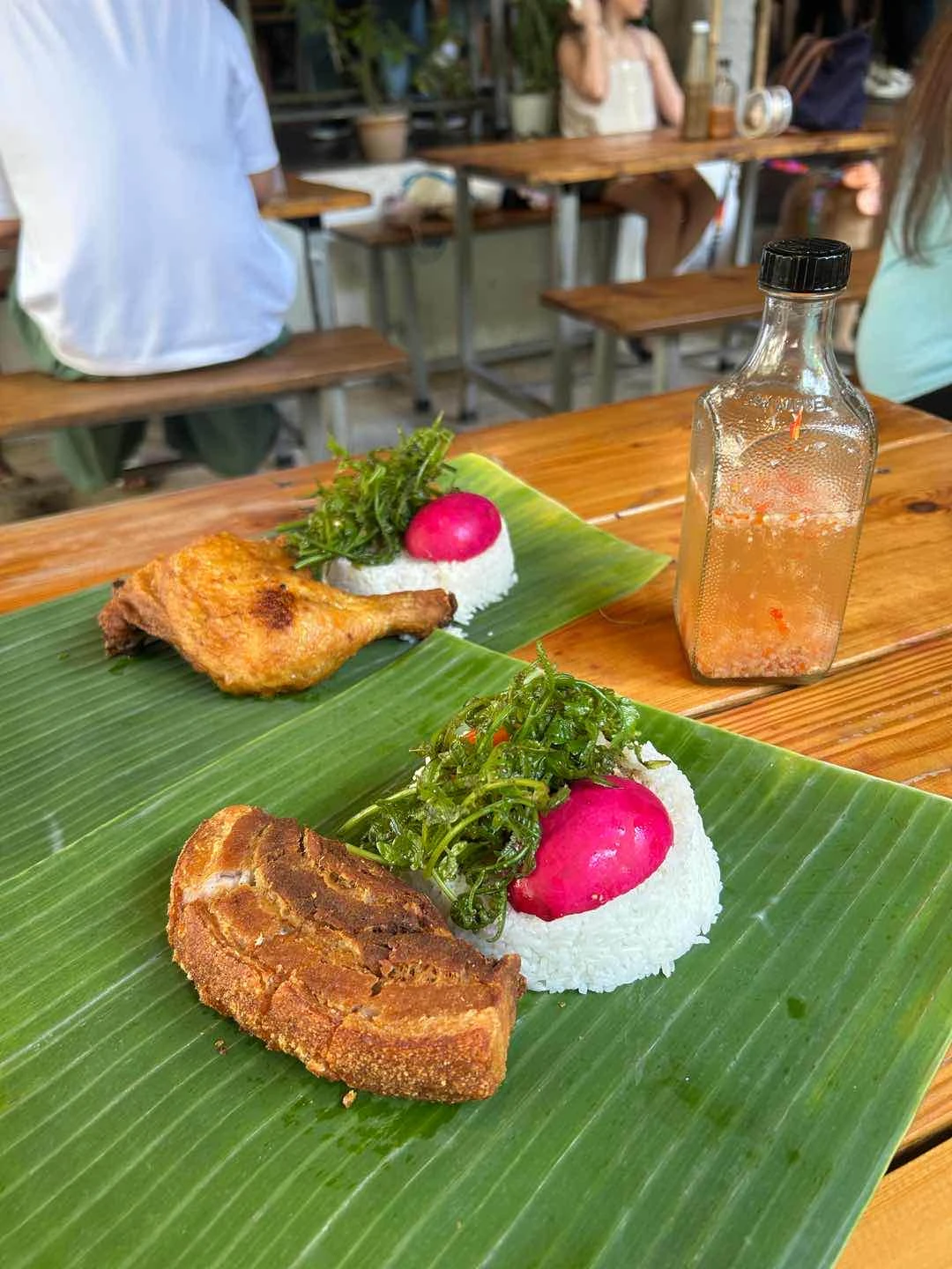 Lechon kawali and chicken of Gubat QC