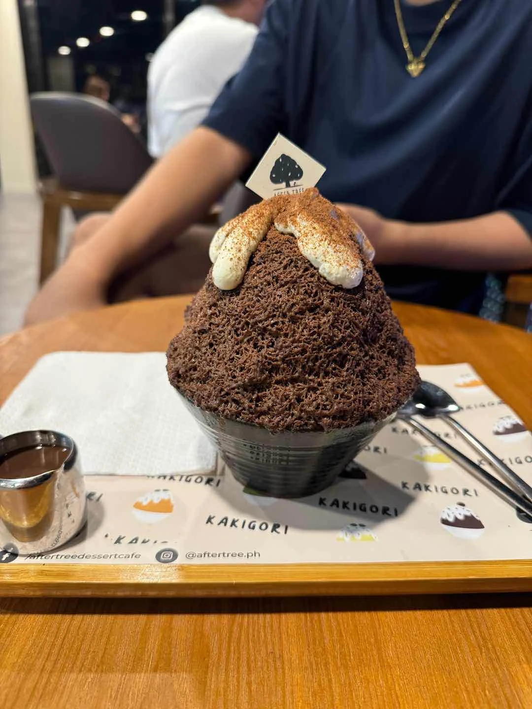 Milo kakigori of After Tree Dessert Cafe