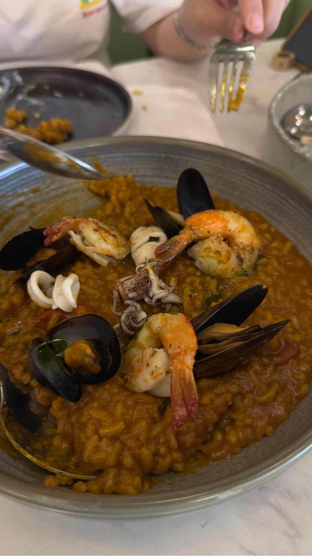 seafood risotto 