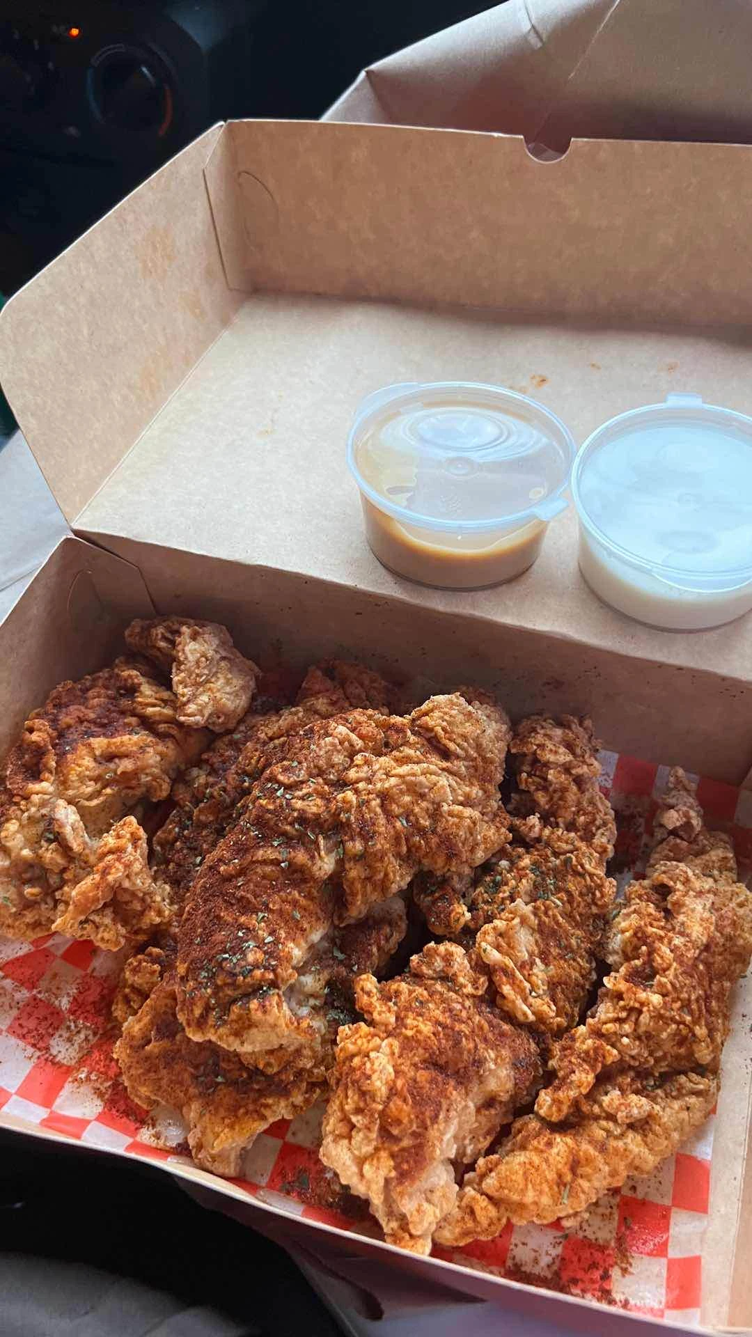 Flavored chicken tenders 