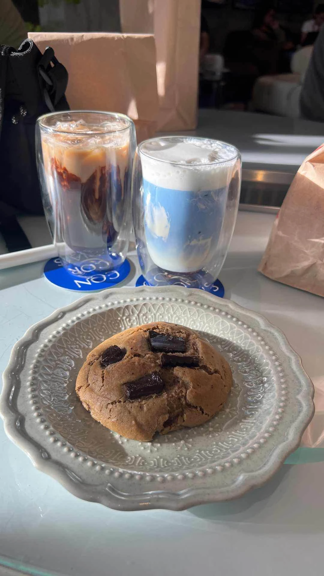 Cookie, Blue cloud Latte