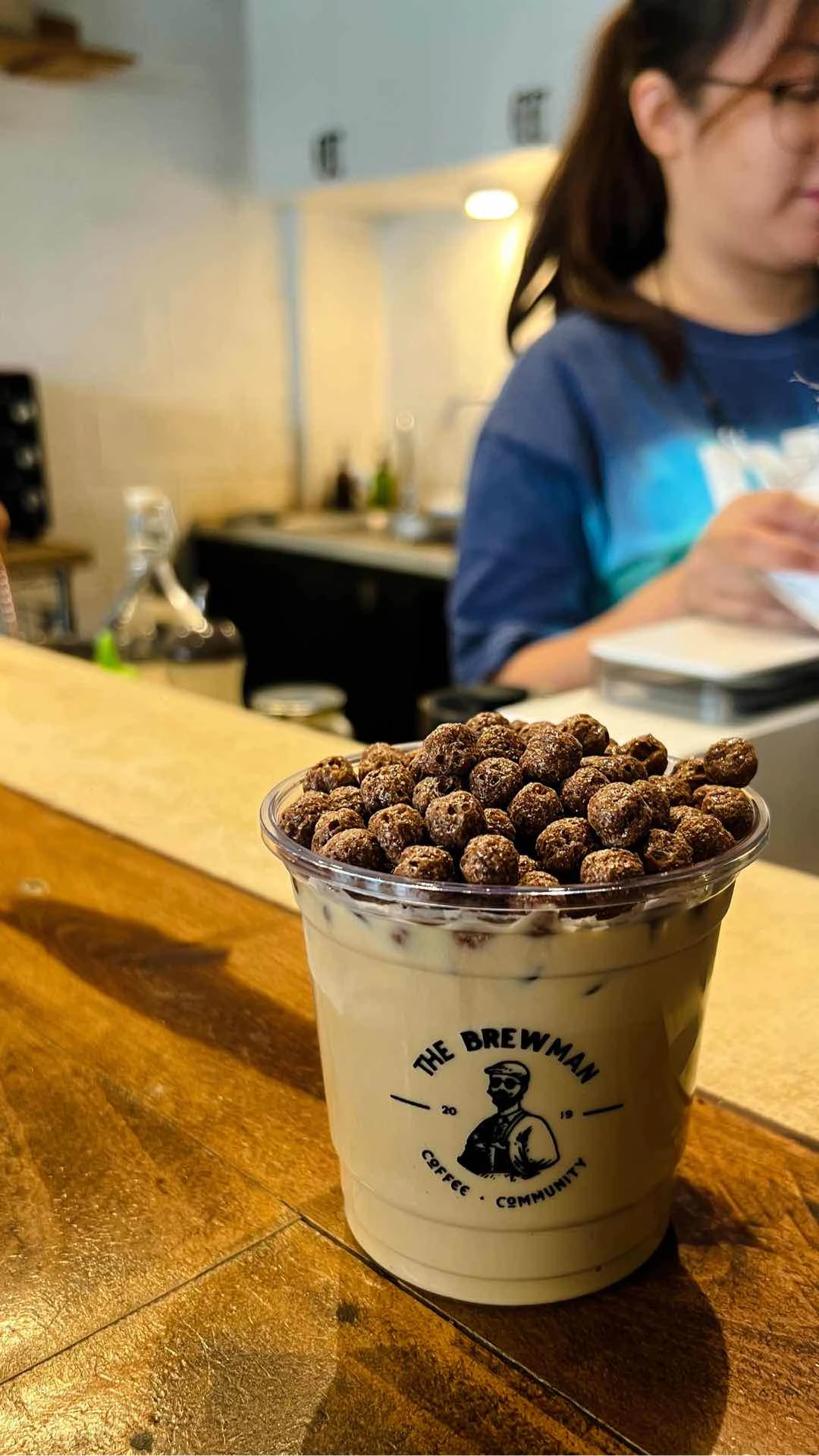 Breakfast latte
