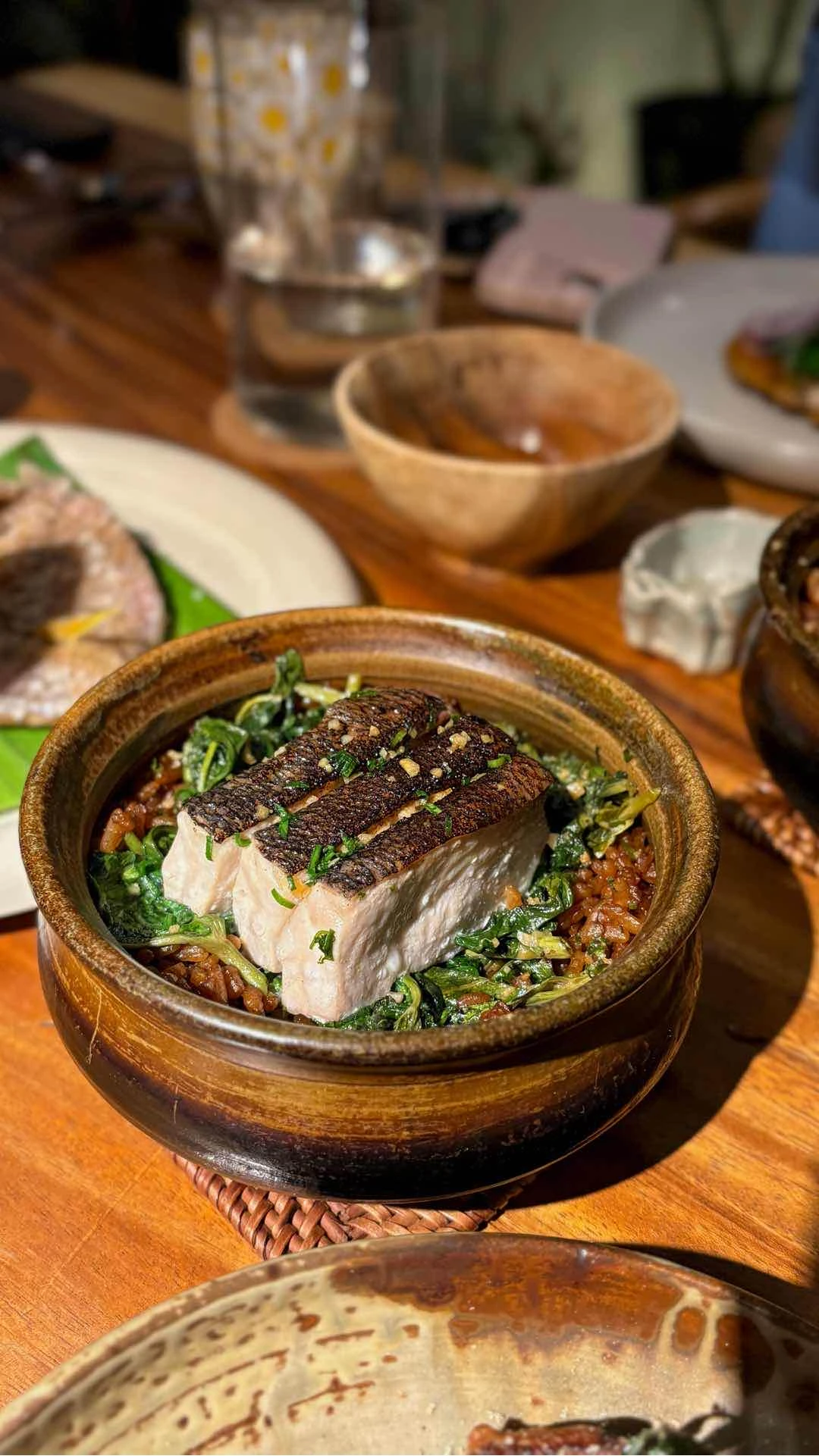 Tinawon rice with fish
