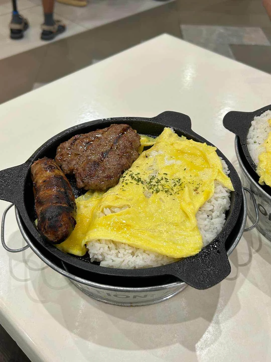 Burger steak & Sausage