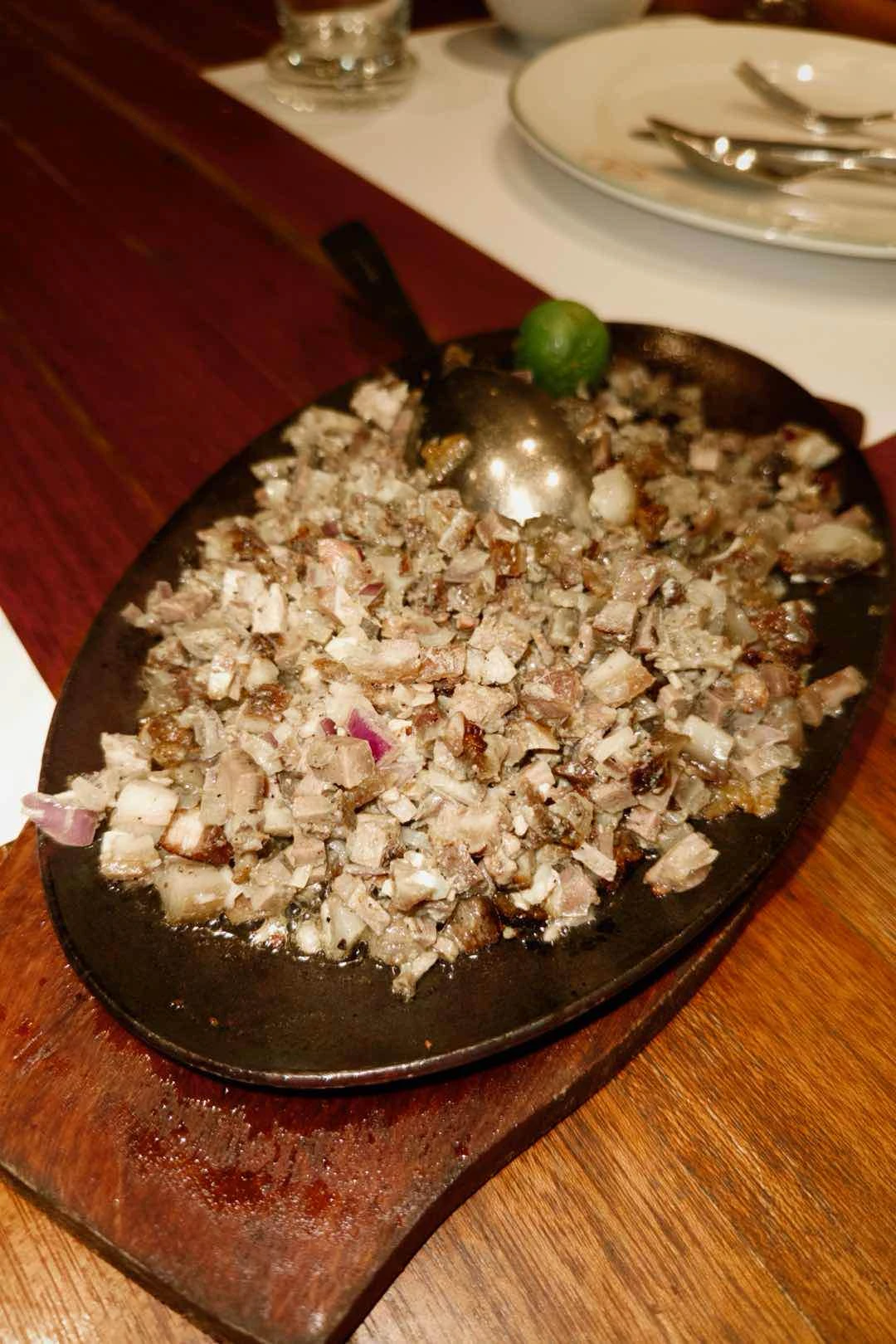 pork sisig of Balay Dako
