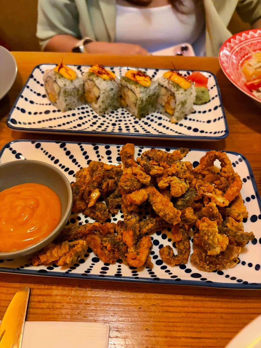 salmon skin frito of Japonesa