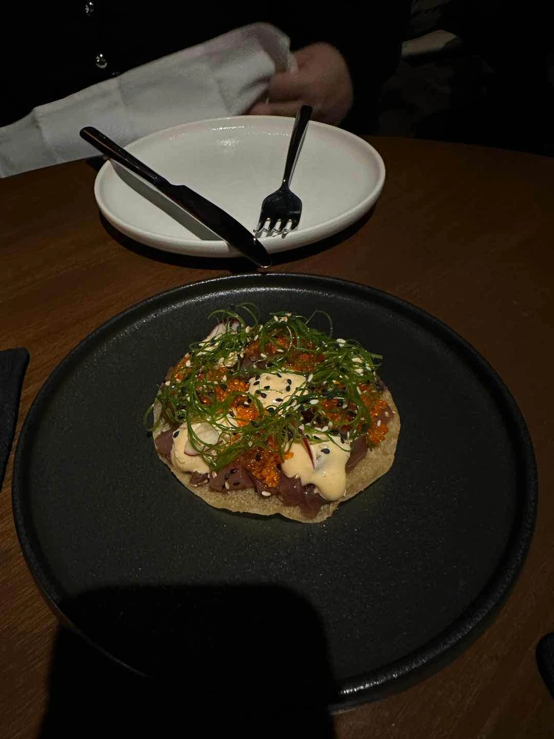 Ahi tuna tostada of SEVA