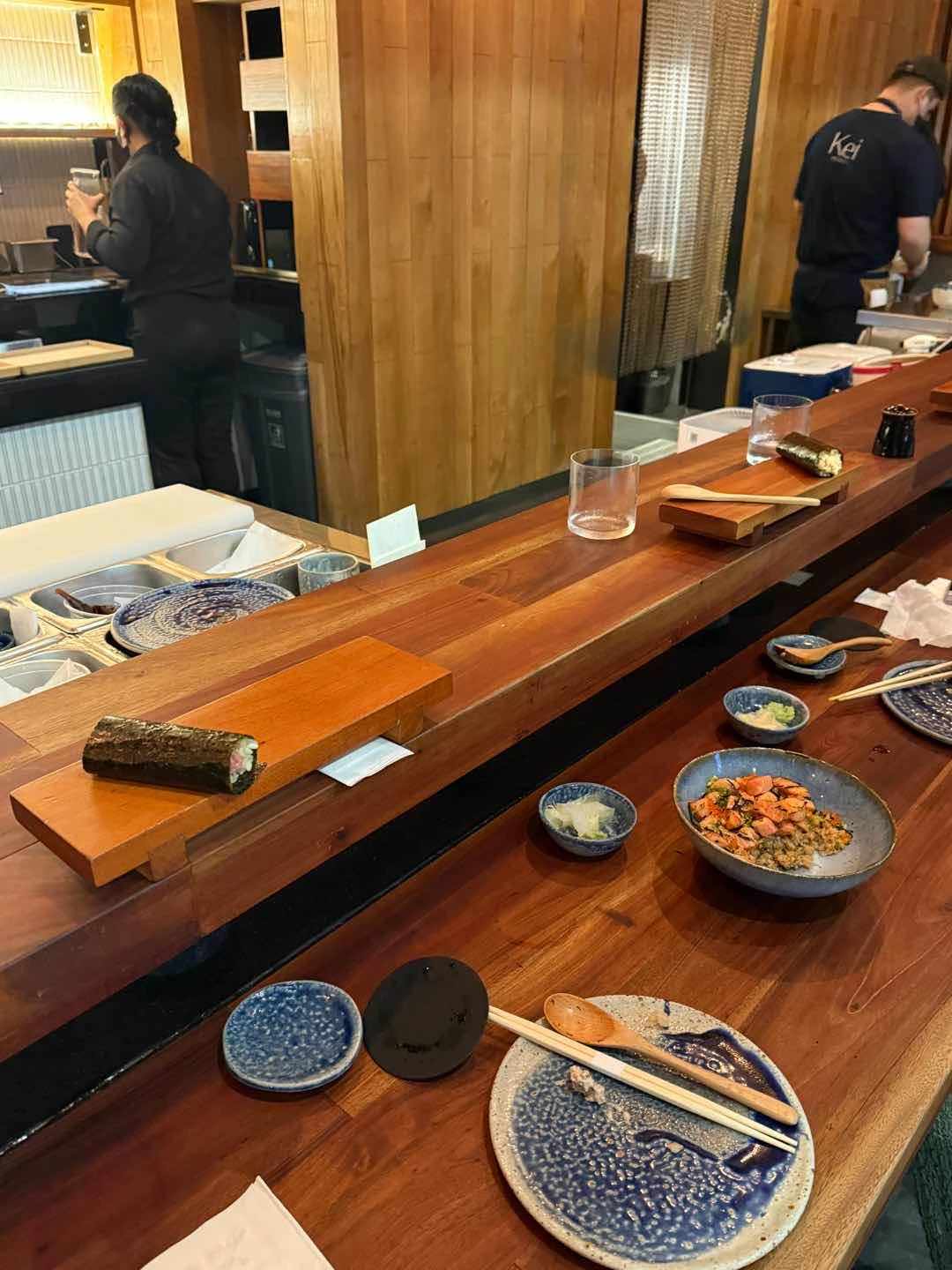 salmon aburi
