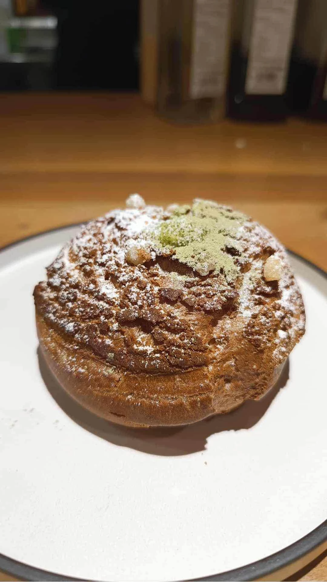 Matcha Cream Puff