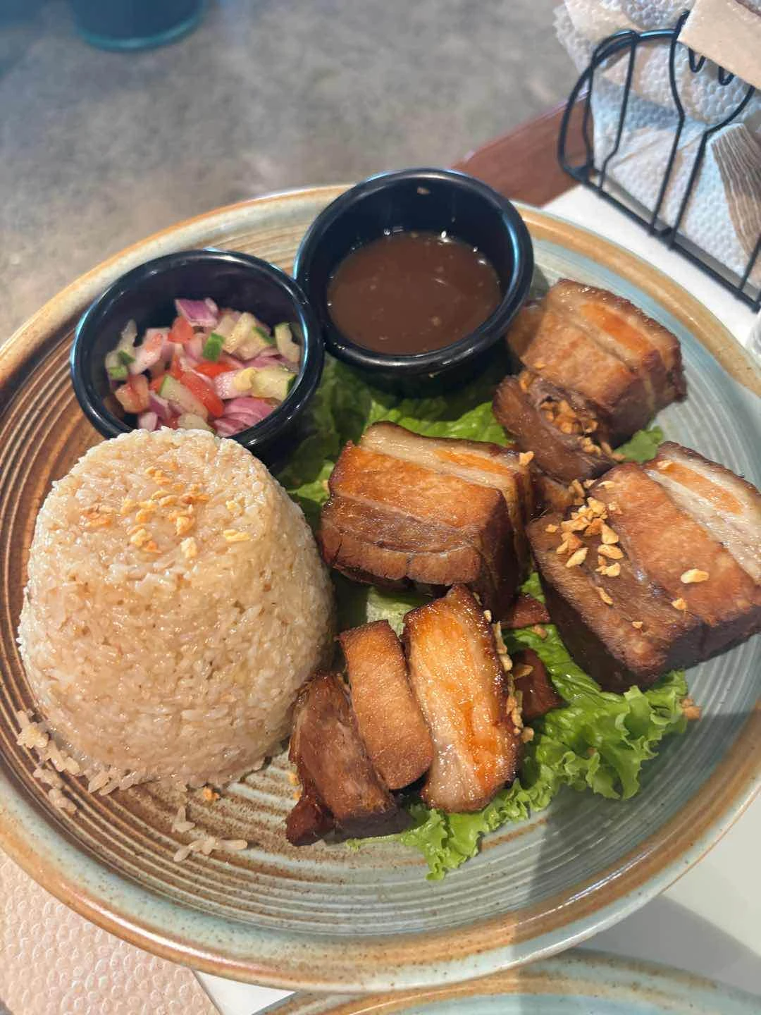 twice-cooked adobo 😋  of Borro