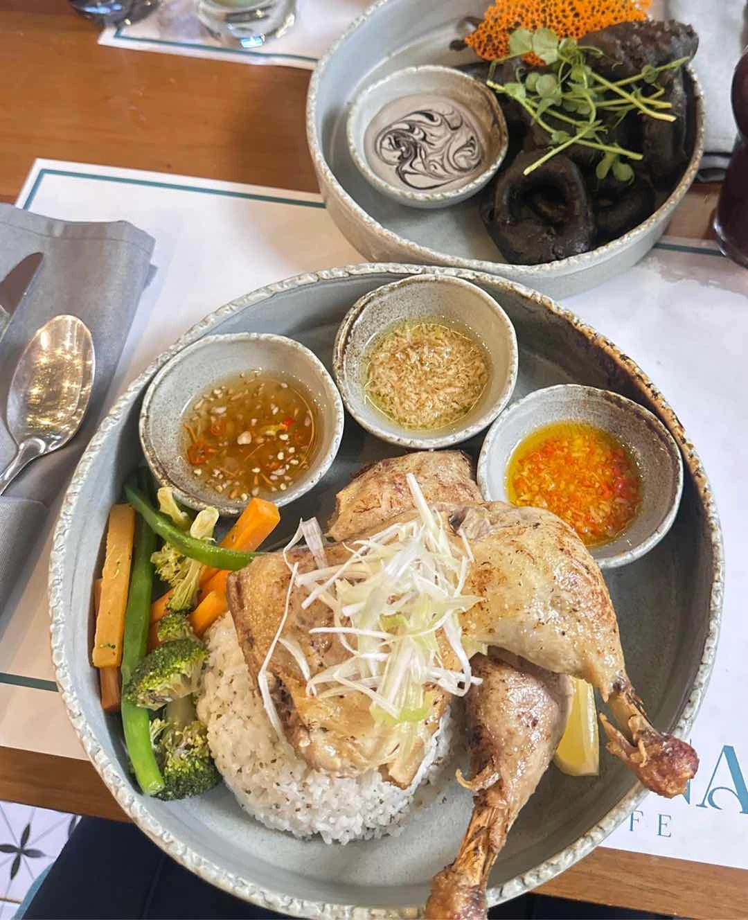 white chicken meal (forgot what it's called)