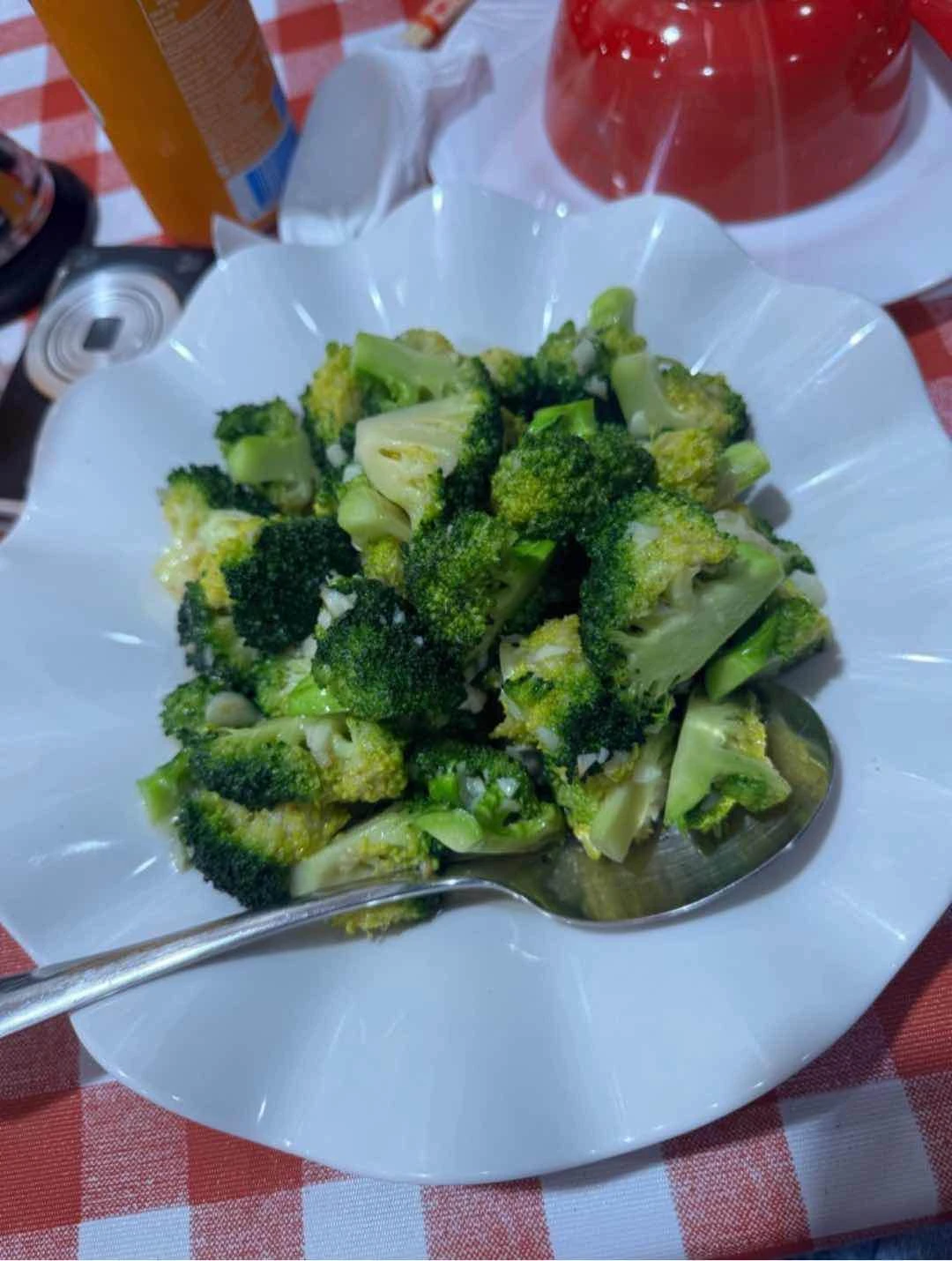 stirred broccoli 