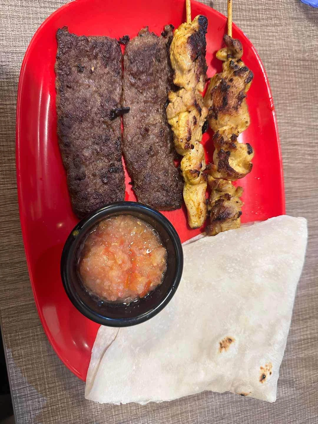 Kebab platter
