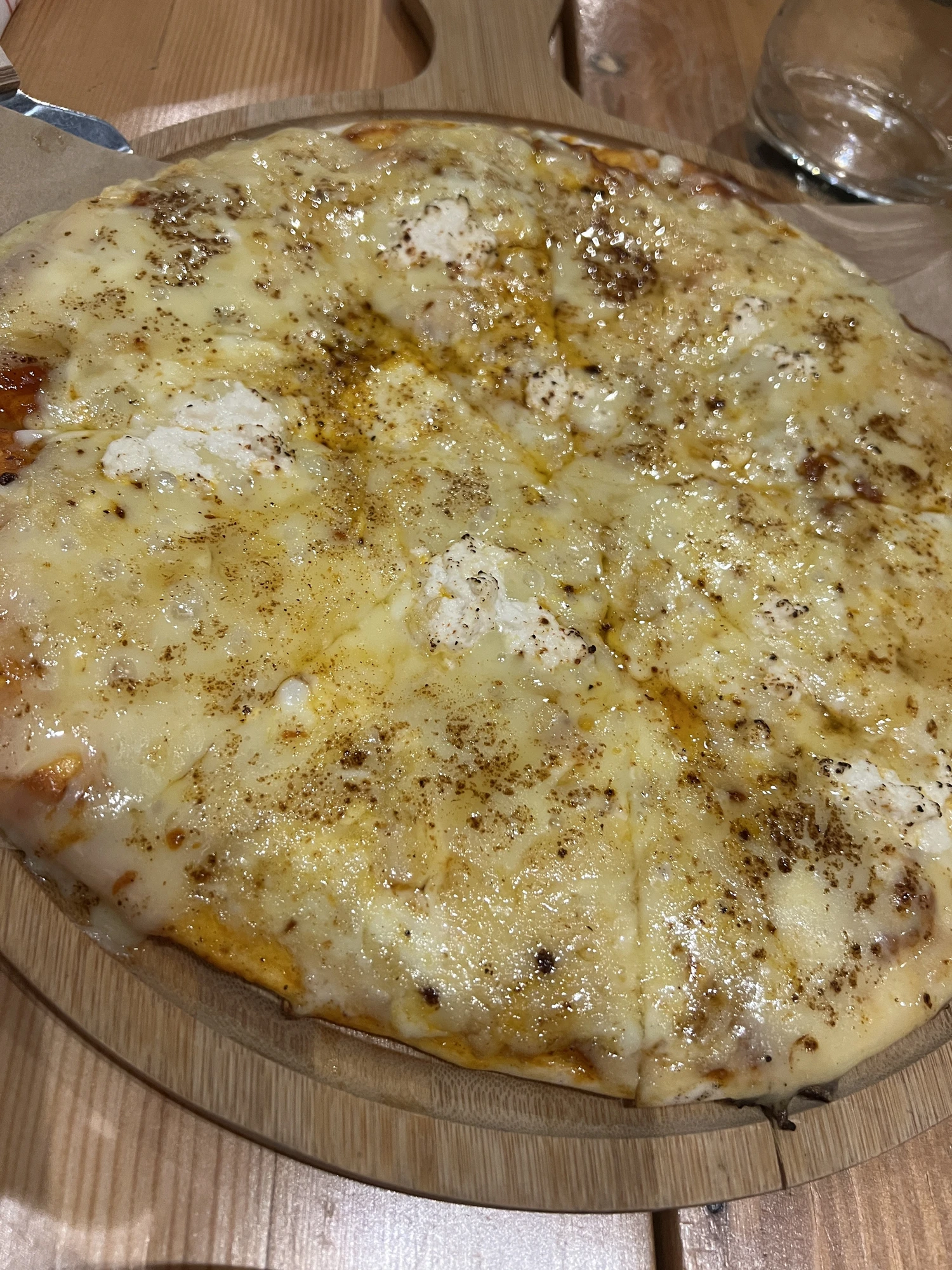 Good cheese pizza. Nothing special