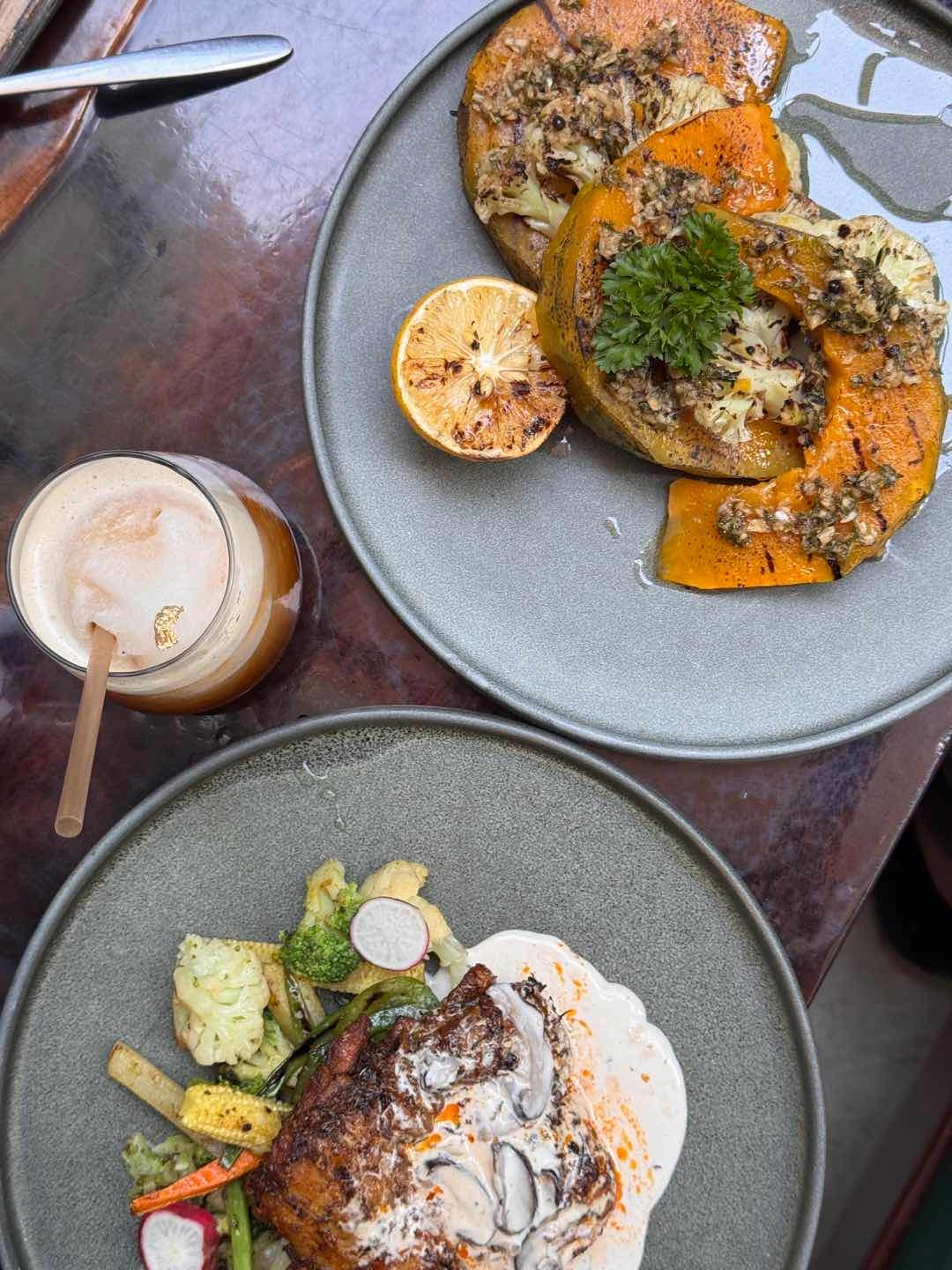 Vegan Stack and Chicken