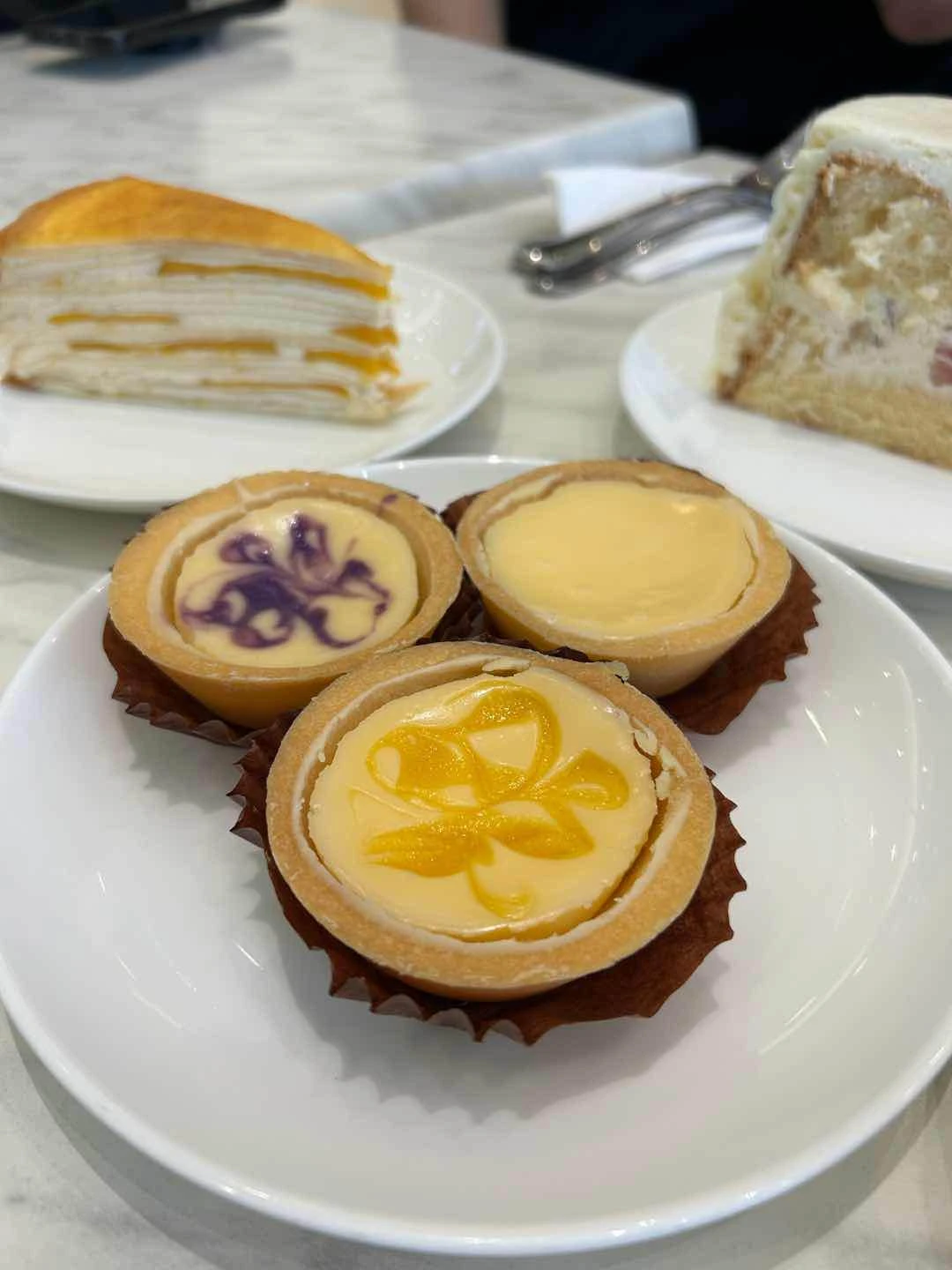 Assorted Baked Cheese Tarts